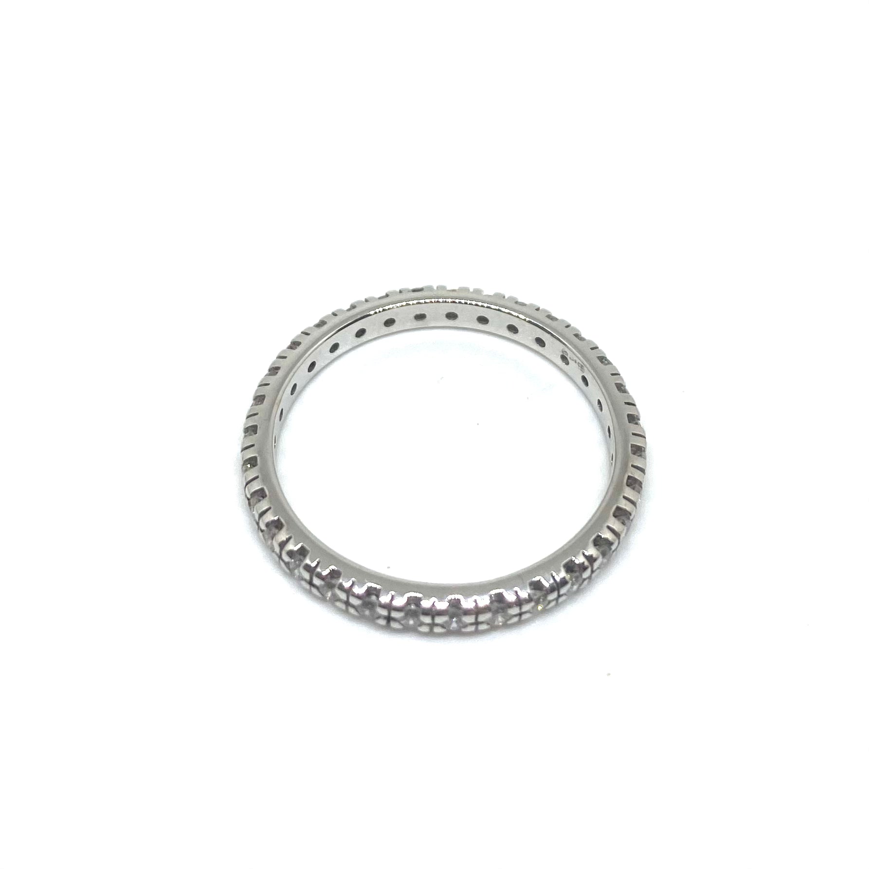 Veretta Oro Bianco e Diamanti