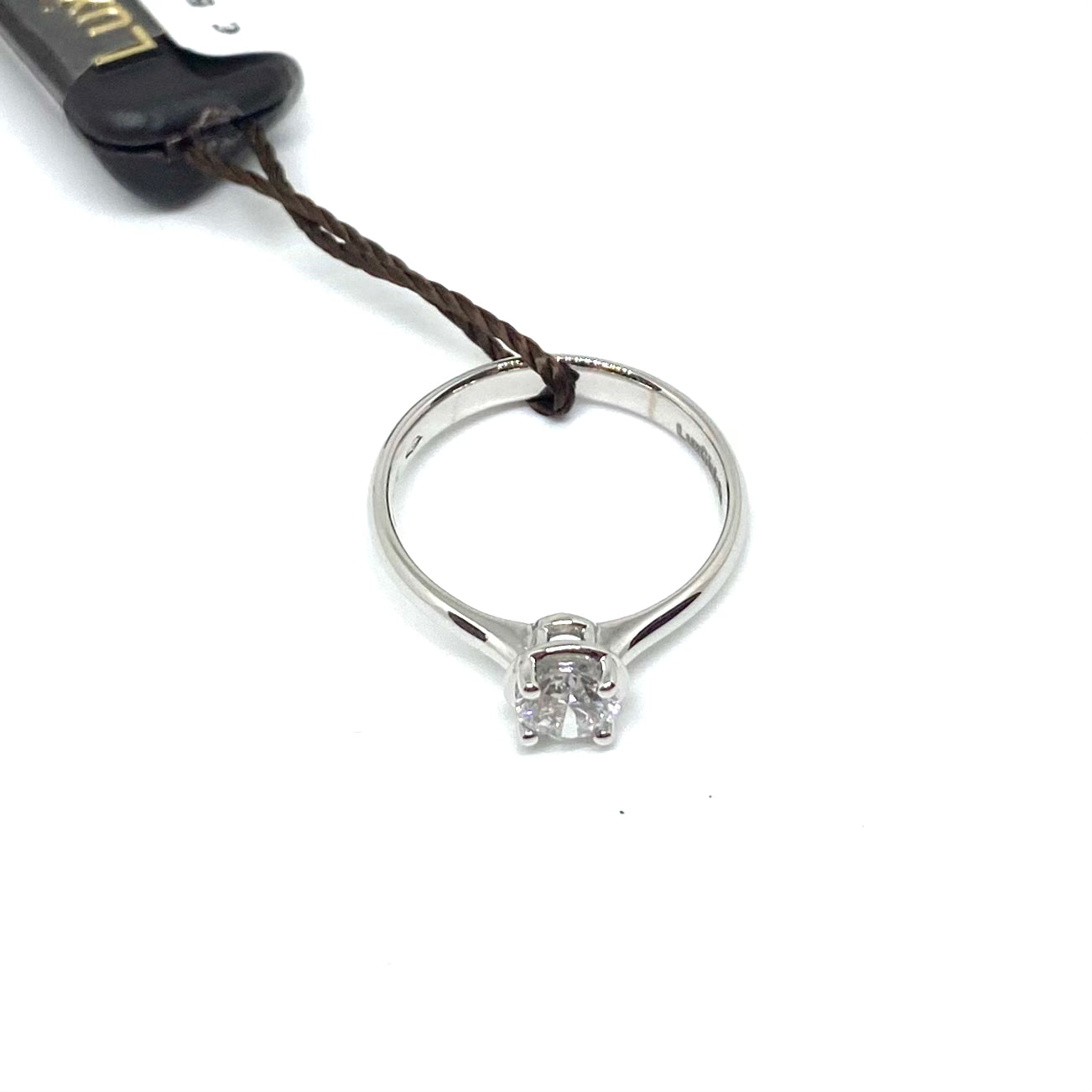 Anello Solitario - Oro e Diamanti