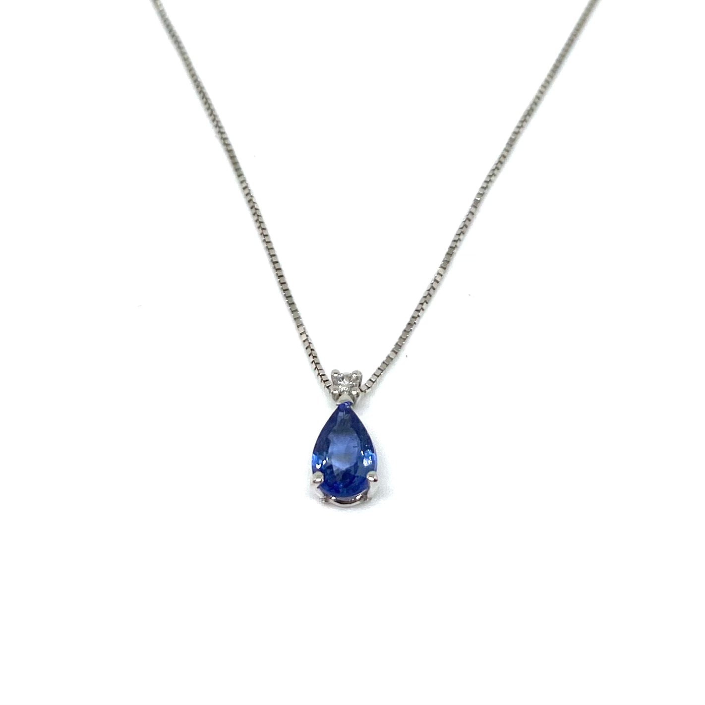 Collana Zaffiri e Oro 18 kt