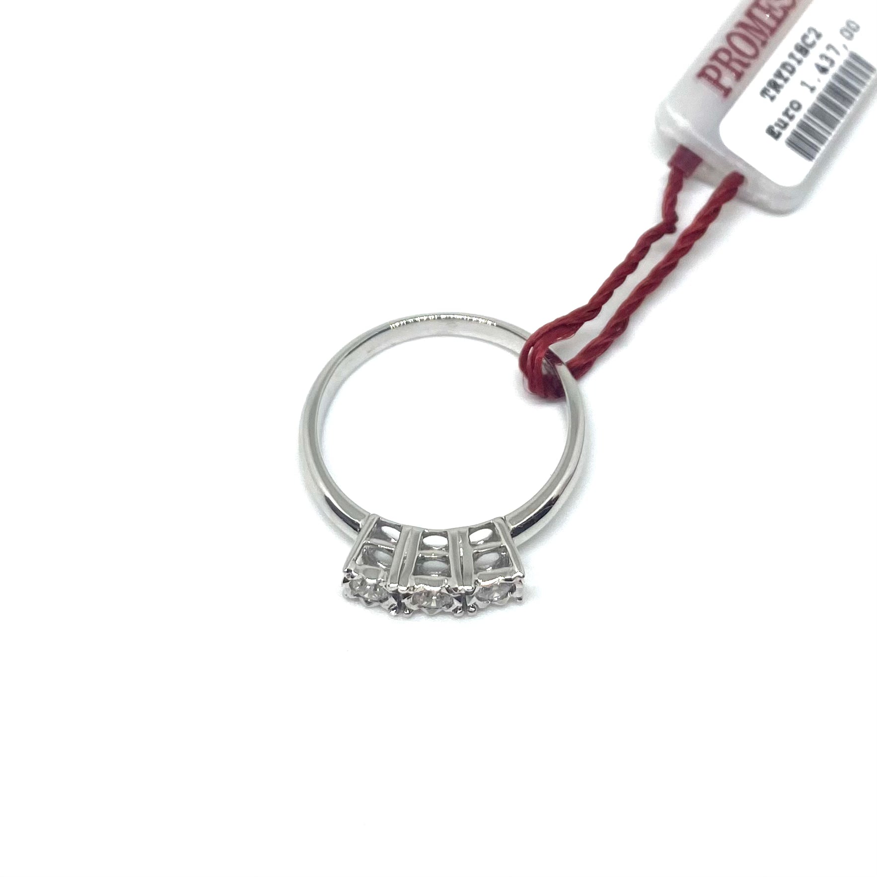 Anello Trilogy Reflex - Oro e Diamanti
