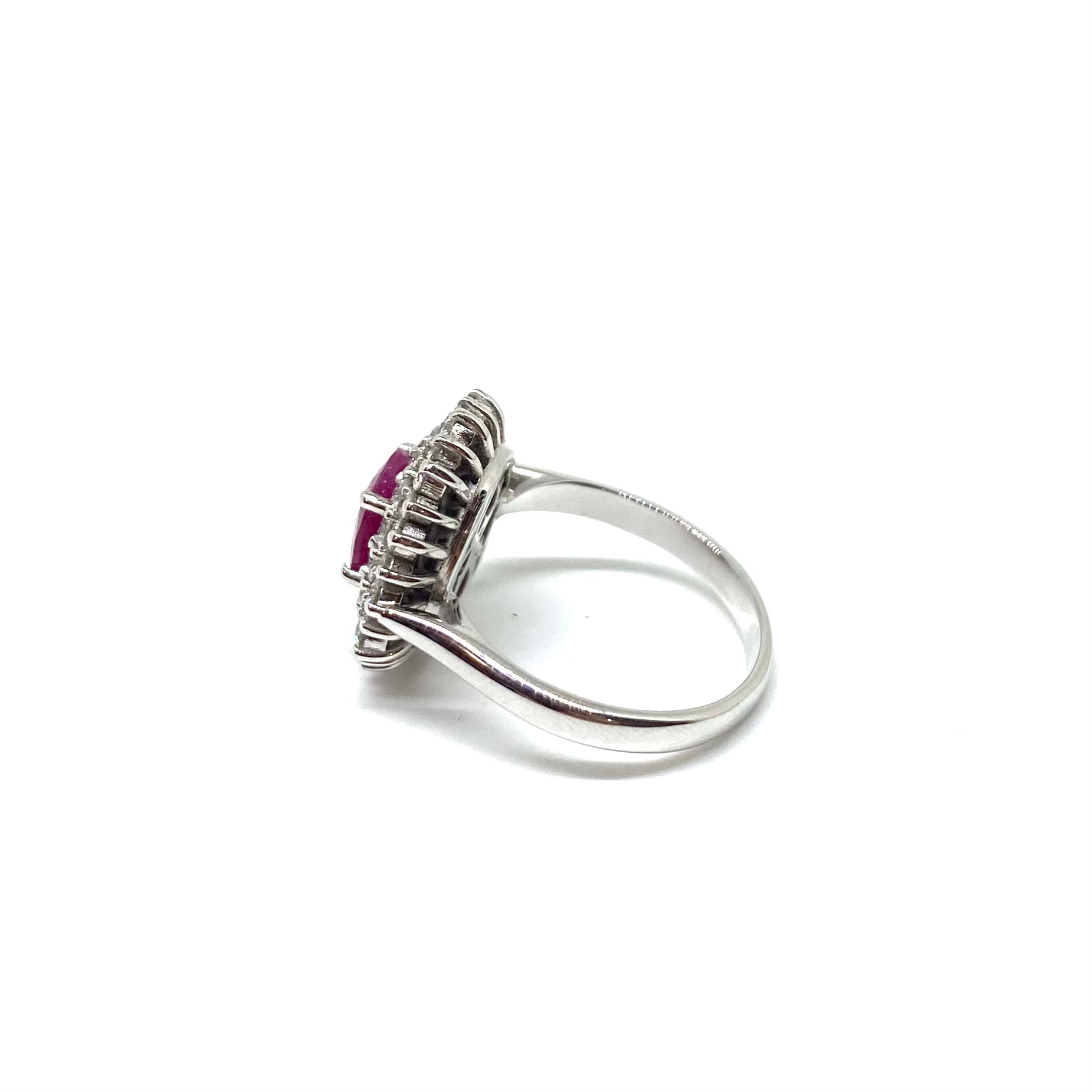 Anello Kate - Rubini e Diamanti Doppi