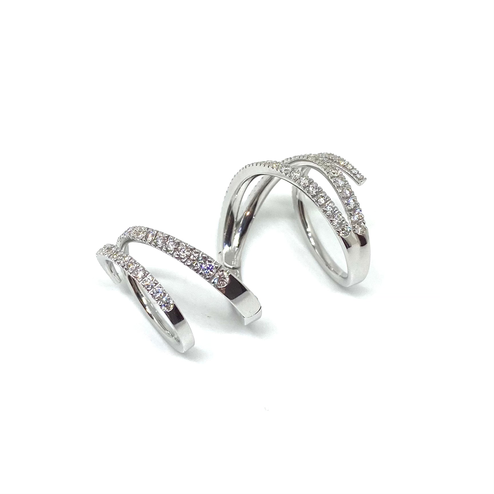 Anello a Fascia Mobile - Oro e Diamanti