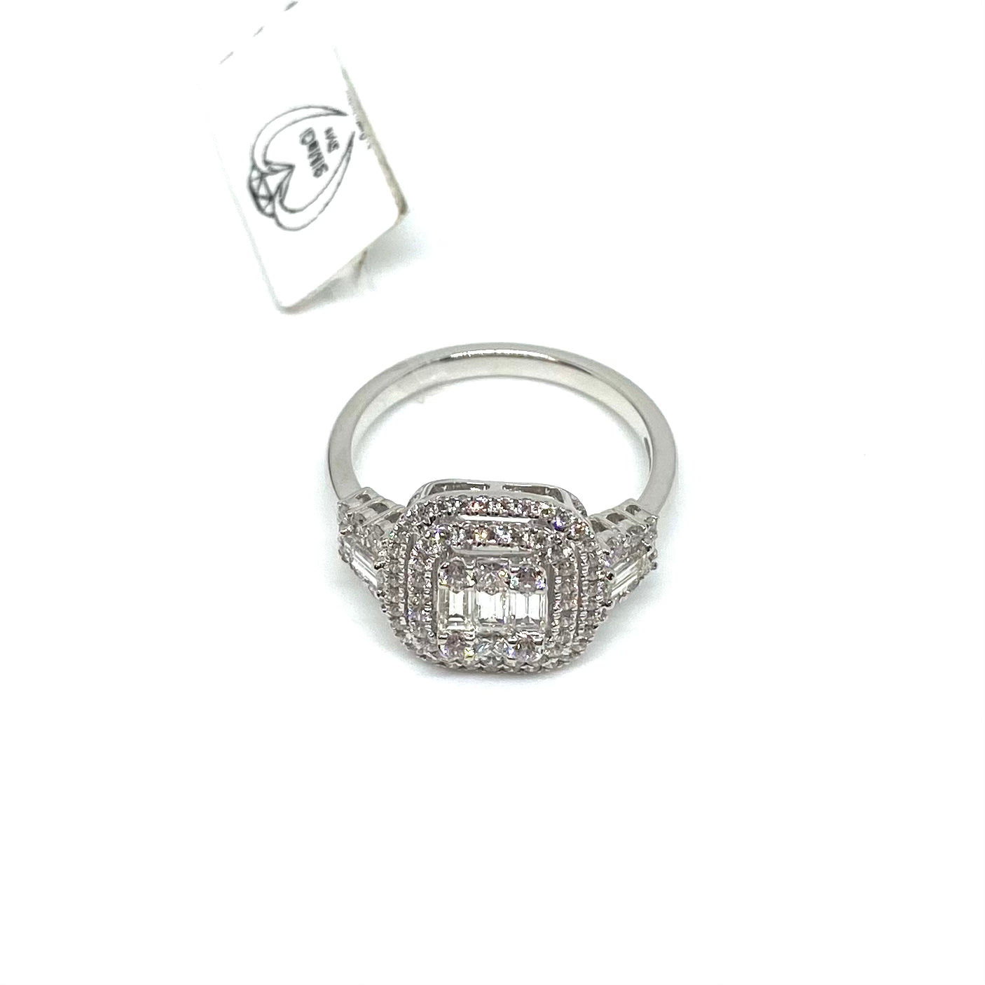 Anello Taglio Baguette