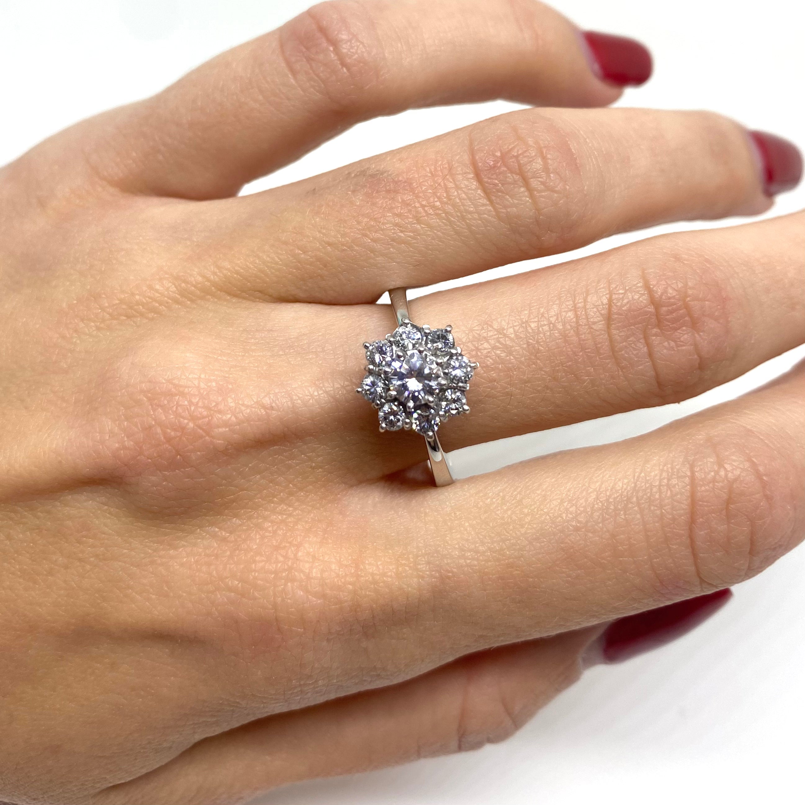 Anello Fiore - Oro e Diamanti