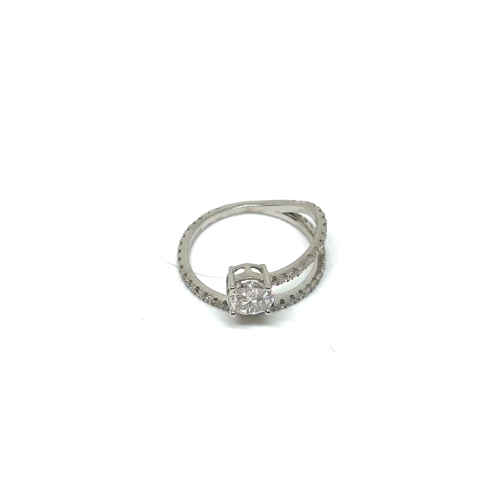 Solitario Doppia Fascia - Oro e Diamanti
