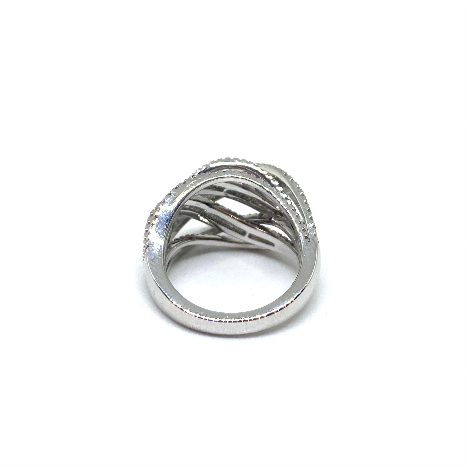 Anello a Fascia - Oro e Diamanti