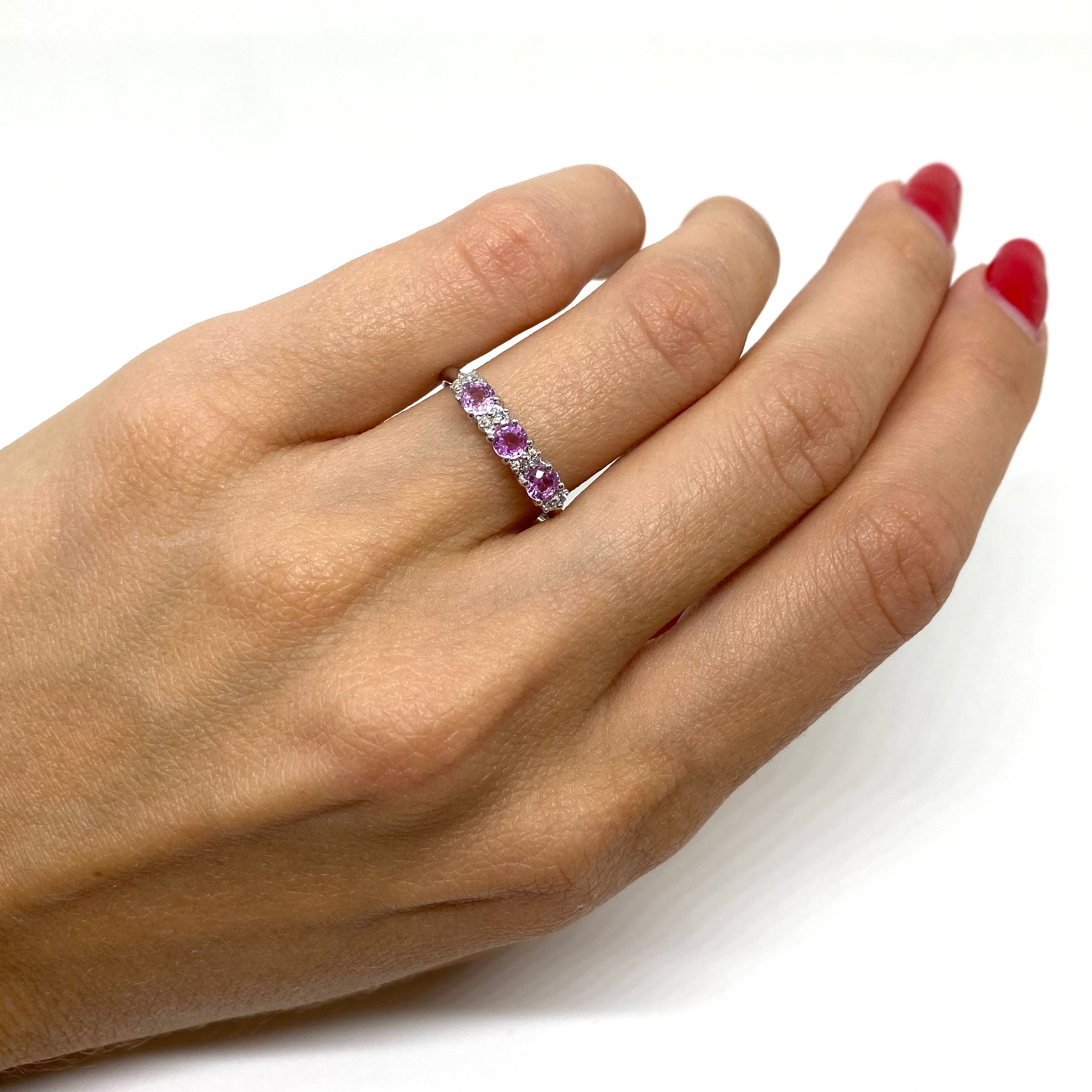 Veretta Diamanti e Zaffiri Rosa