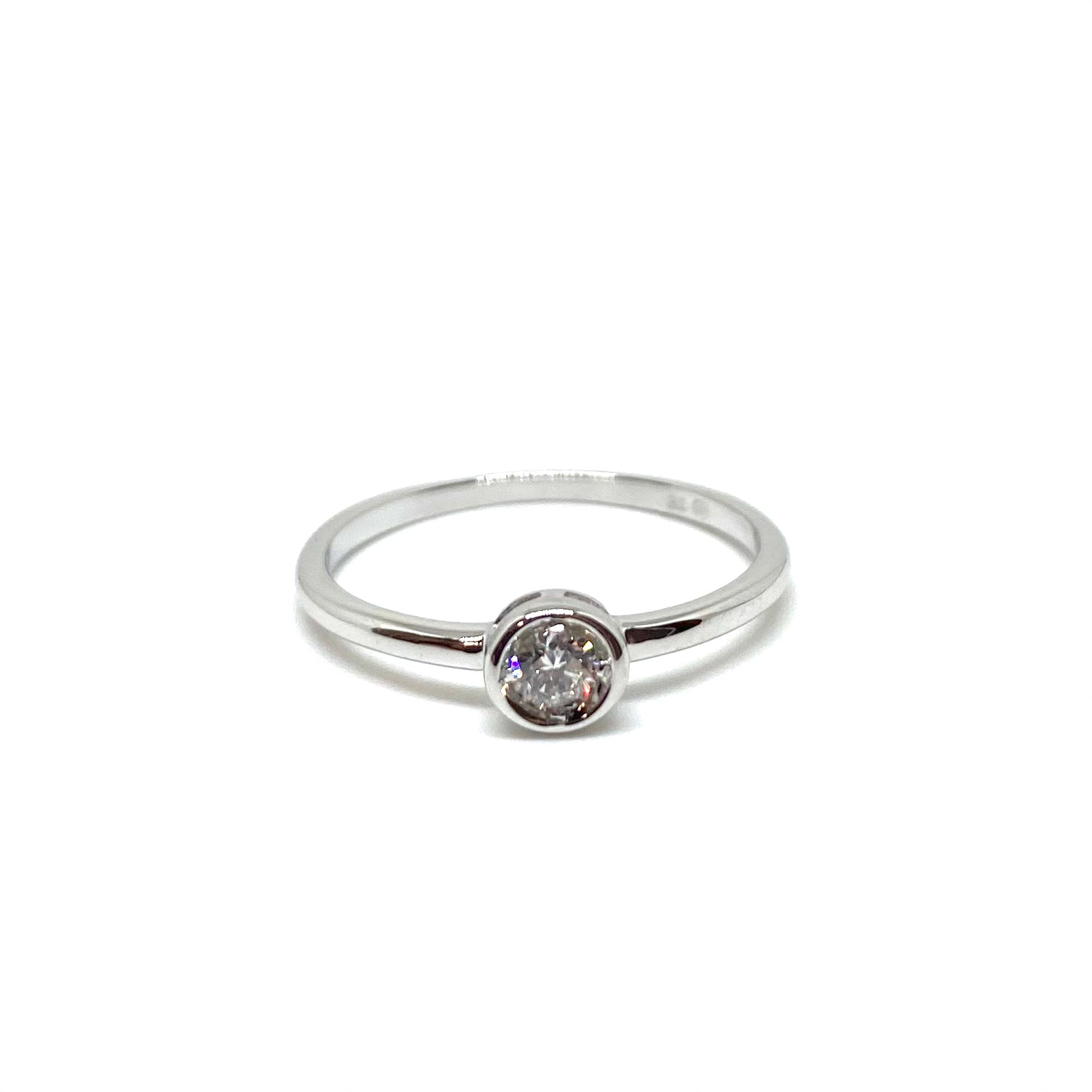 Anello Solitario a Cipollino - Lab Grown