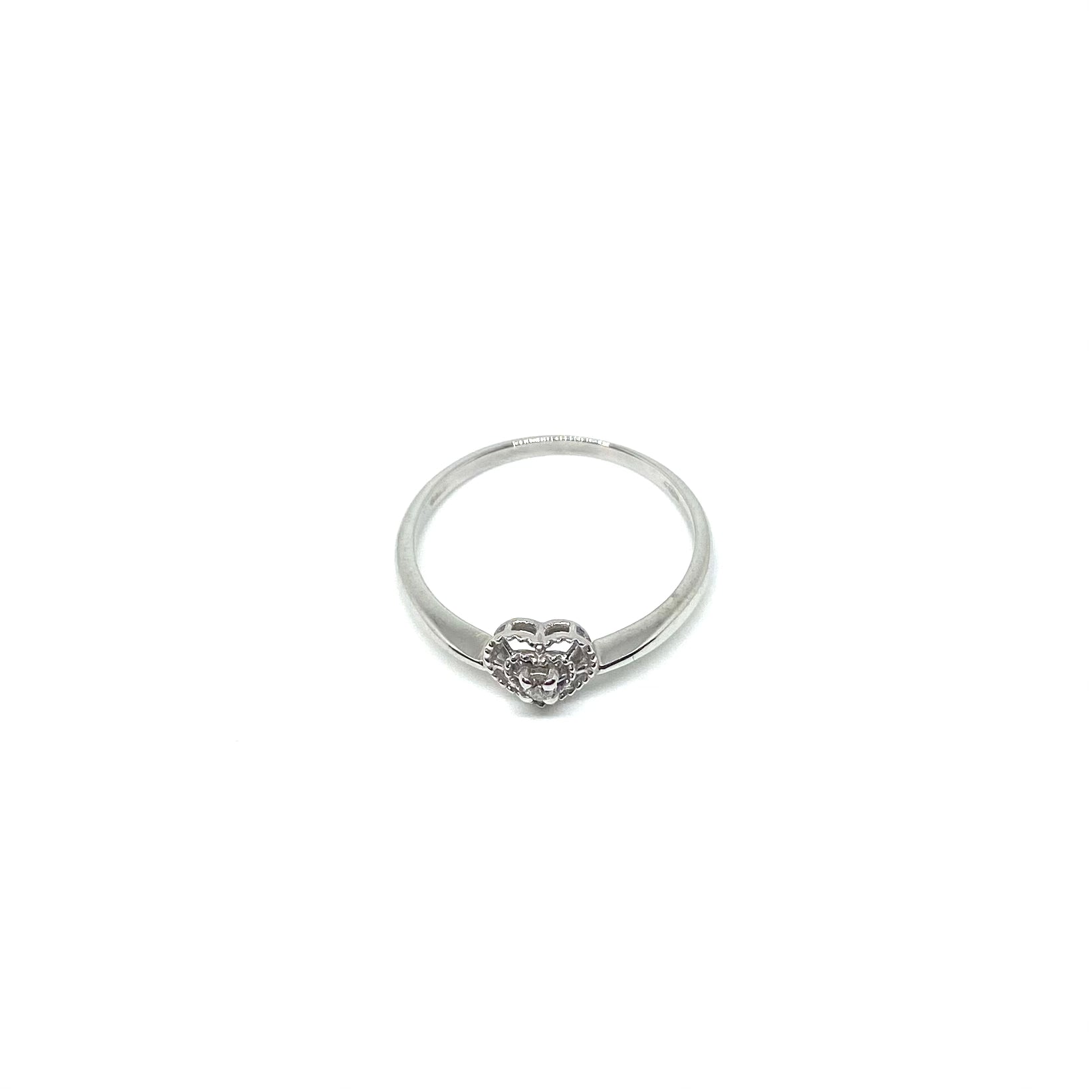 Anello Cuoricino - Oro e Diamanti