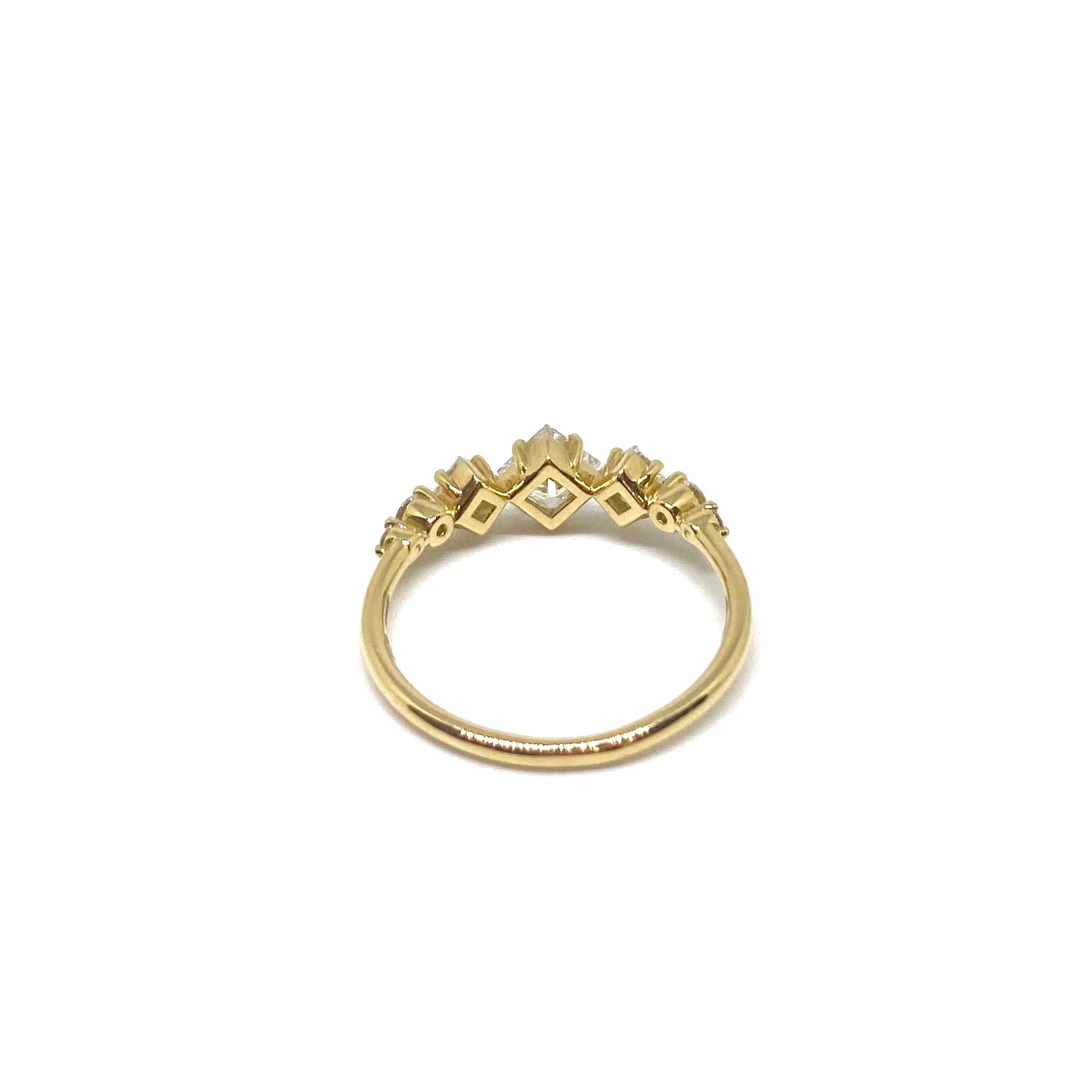Veretta Oro Giallo e Diamanti Lab Grown