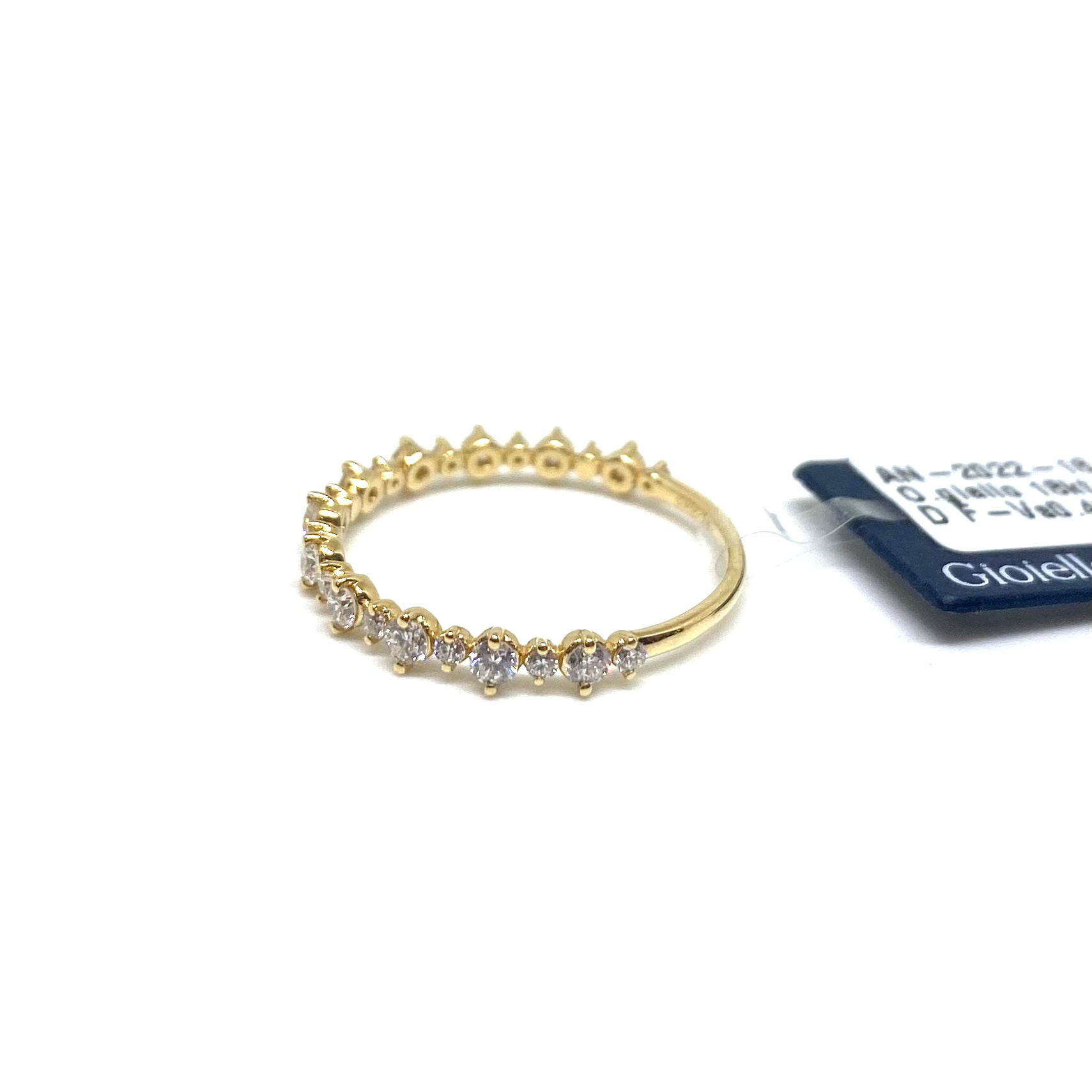 Veretta Minimal Alternata - Oro e Diamanti