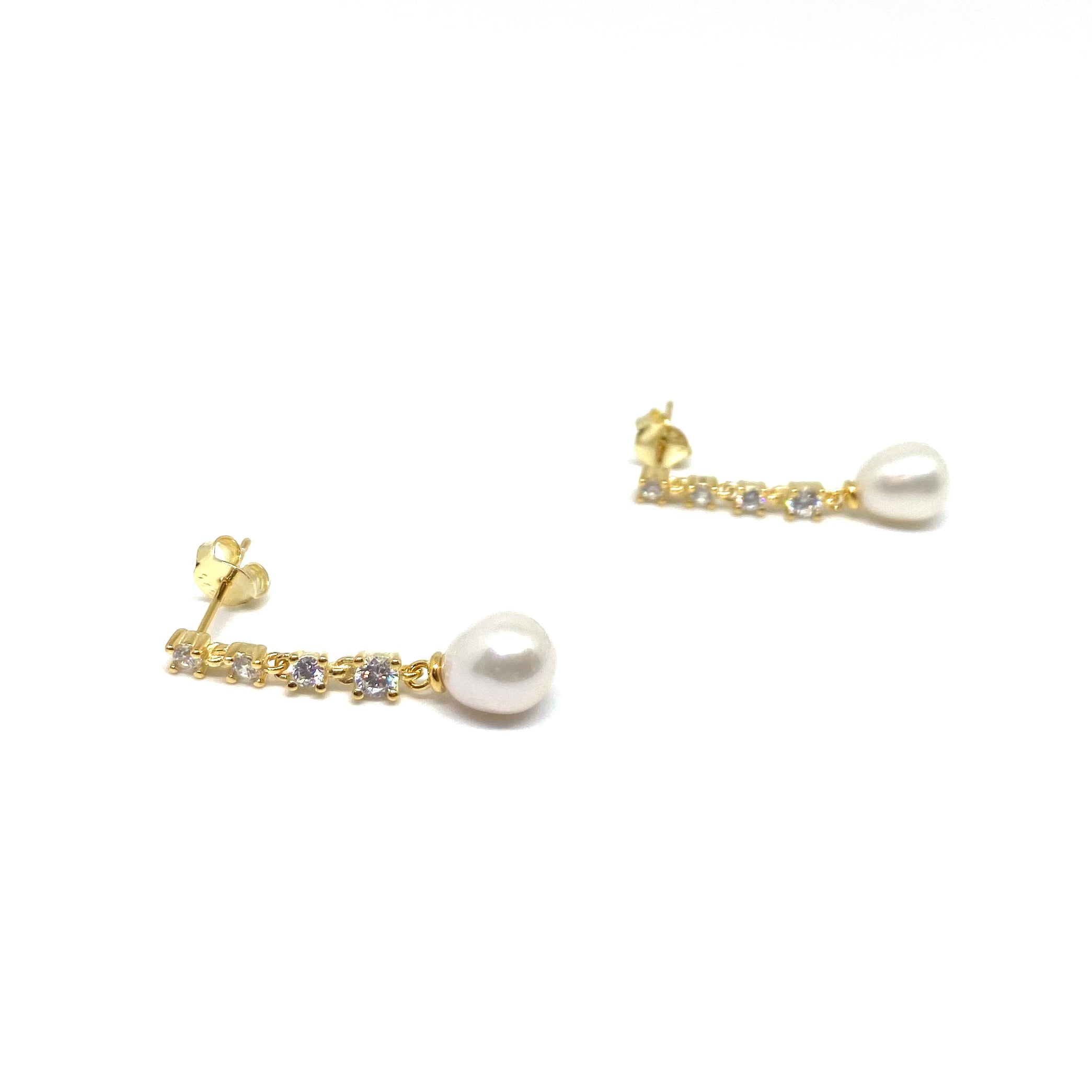 Orecchini Tennis Perla