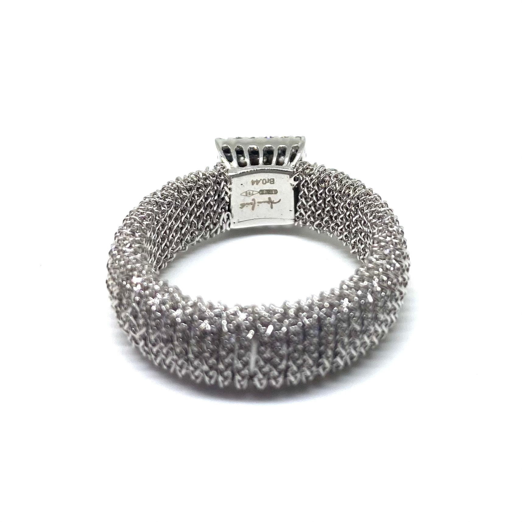 Fascia Oro Bianco e Diamanti