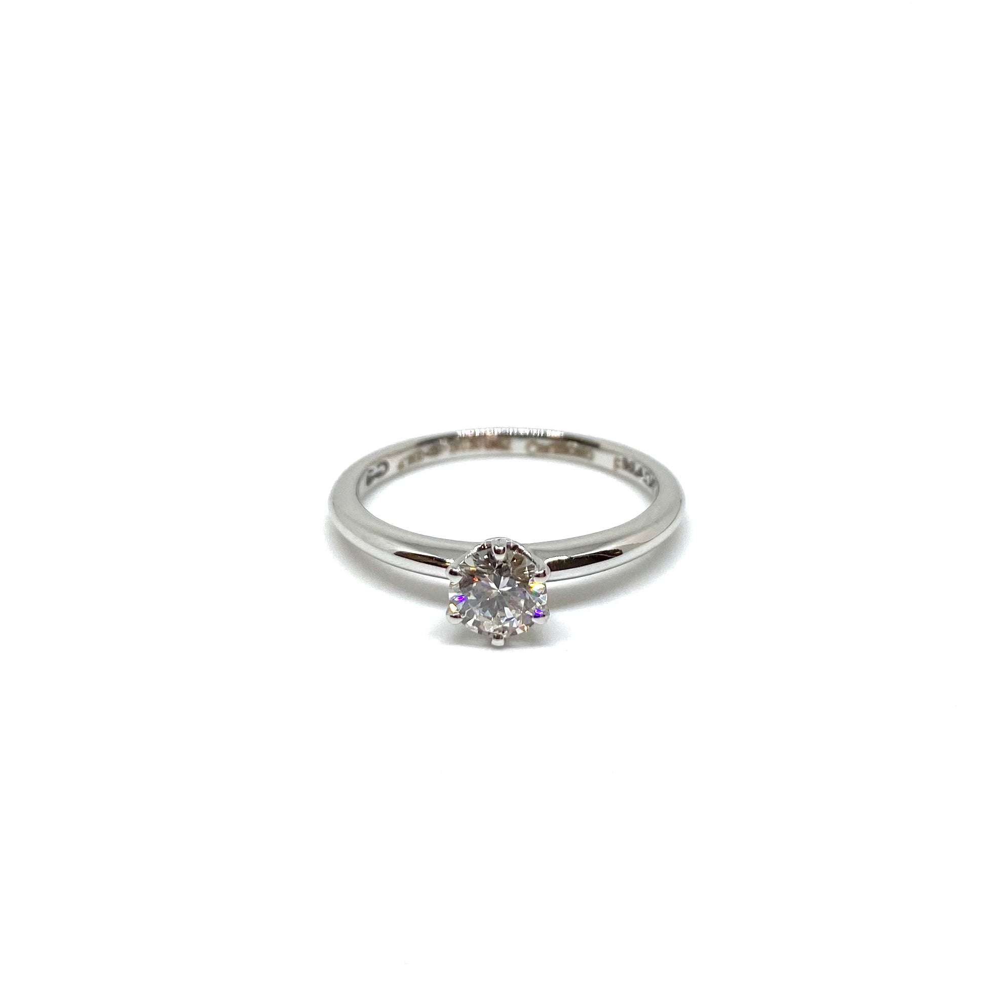 Solitario Oro e Diamanti- 6 Griffe