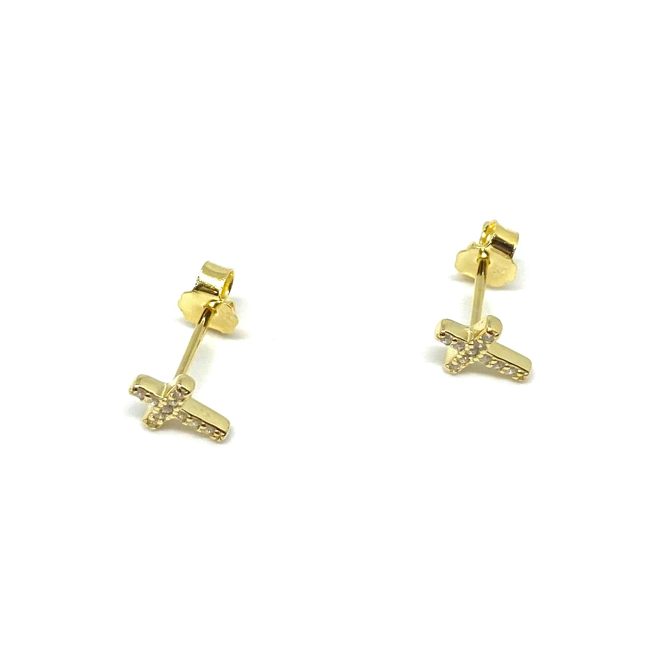 Orecchini Croce Gold