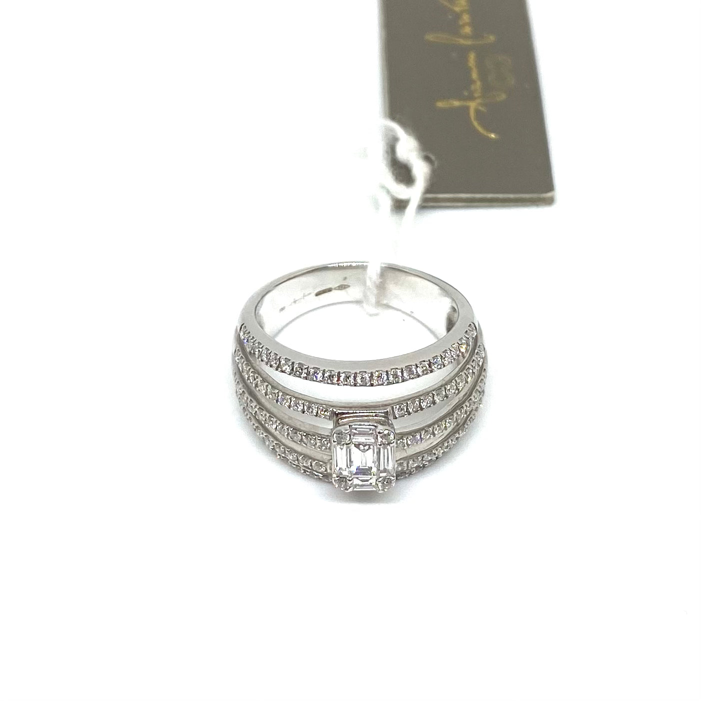 Anello Fascia Di Diamanti