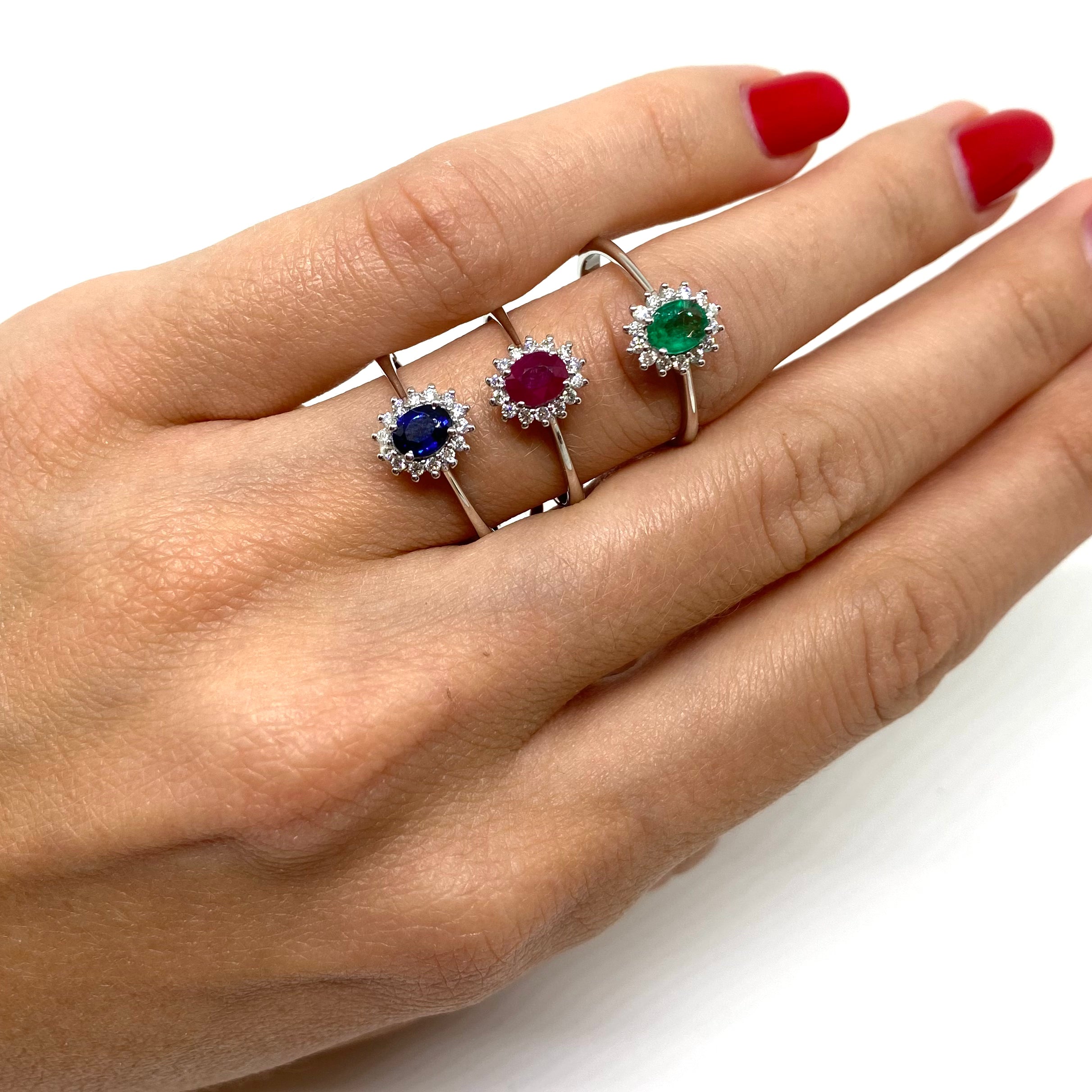 Anello Kate - Oro e Pietre preziose