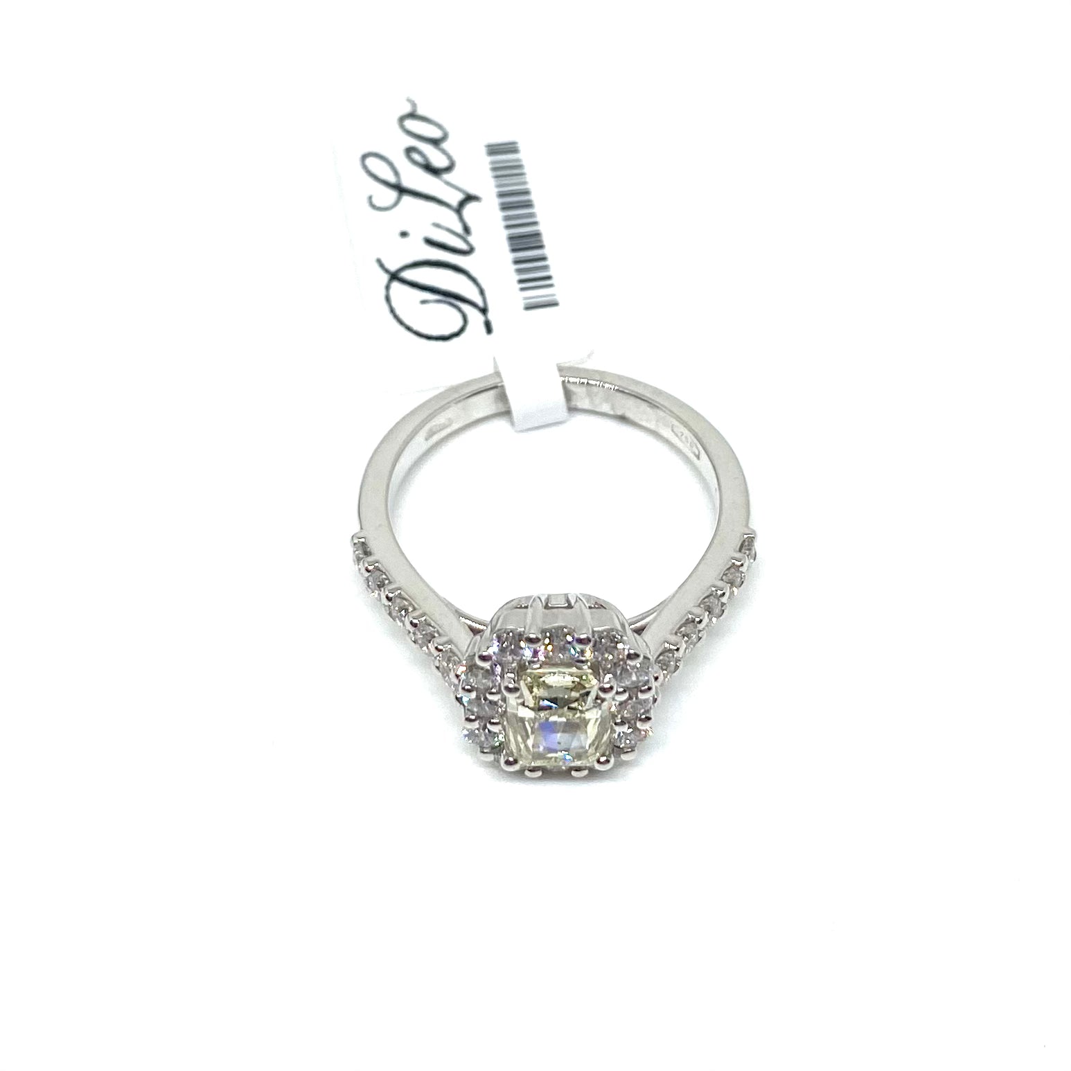 Anello con Diamante Fancy Yellow