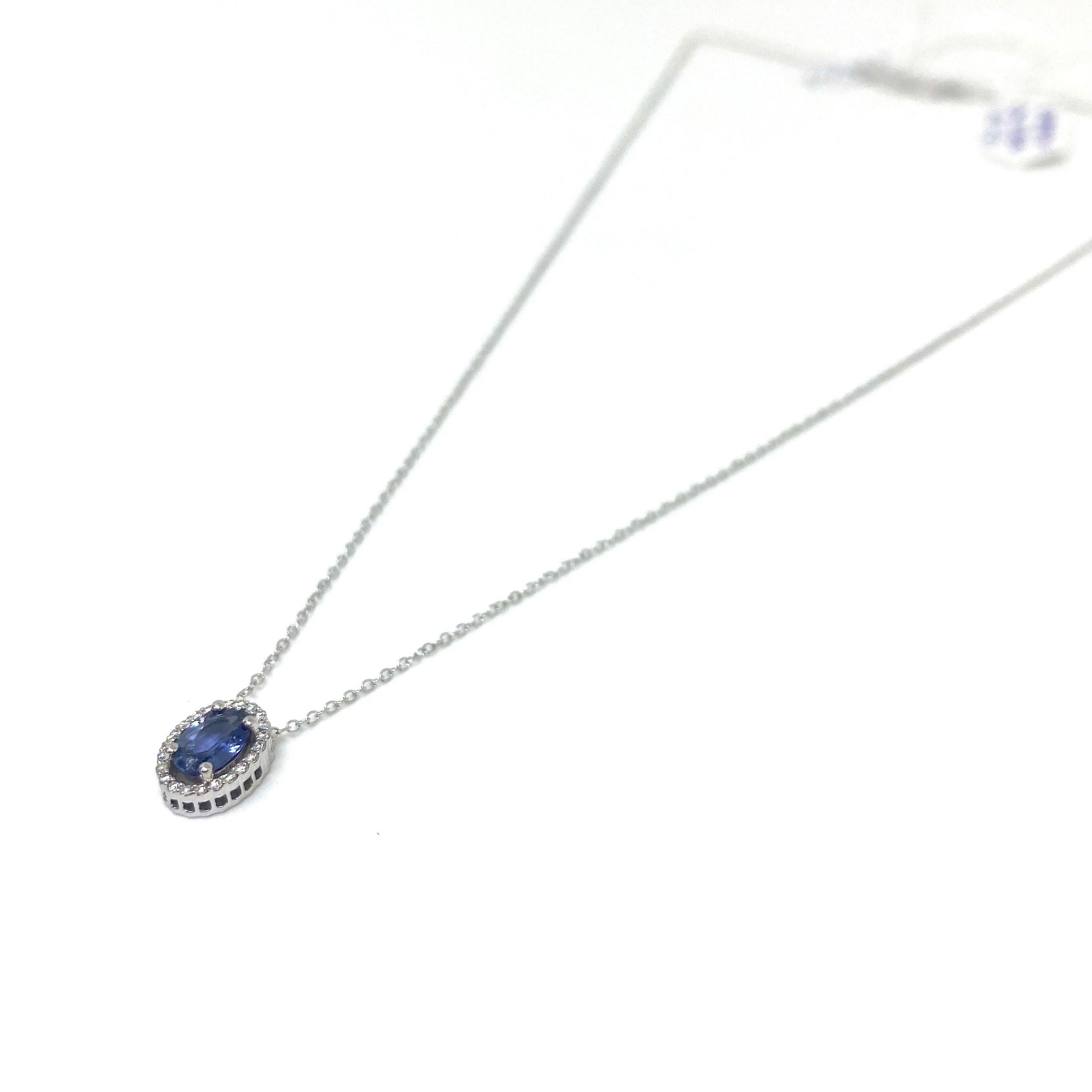 Collana Zaffiro Blu