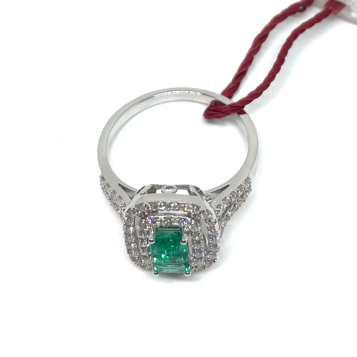 Anello Kate - Smeraldo e Diamanti