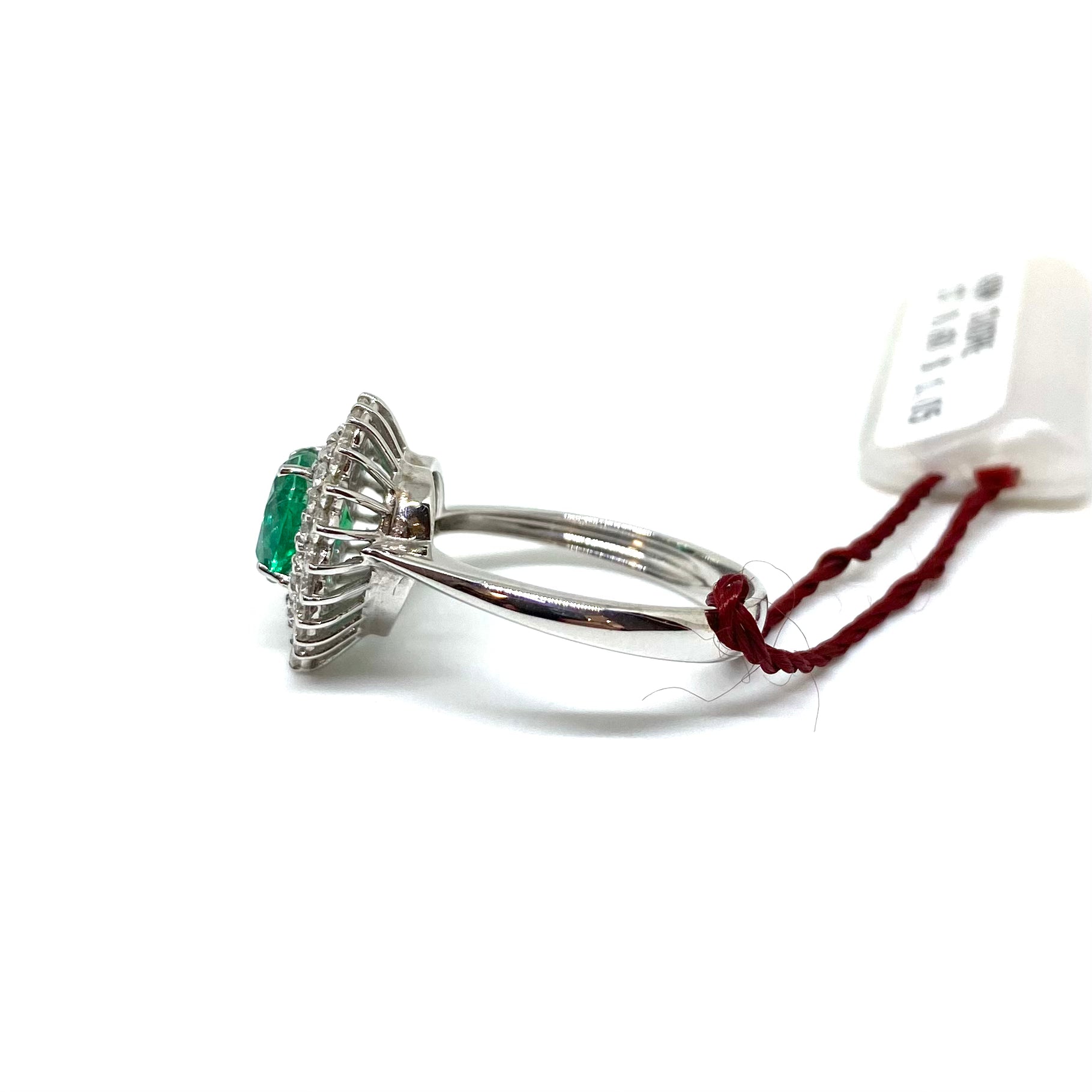 Anello Cuore - Smeraldo e Diamanti