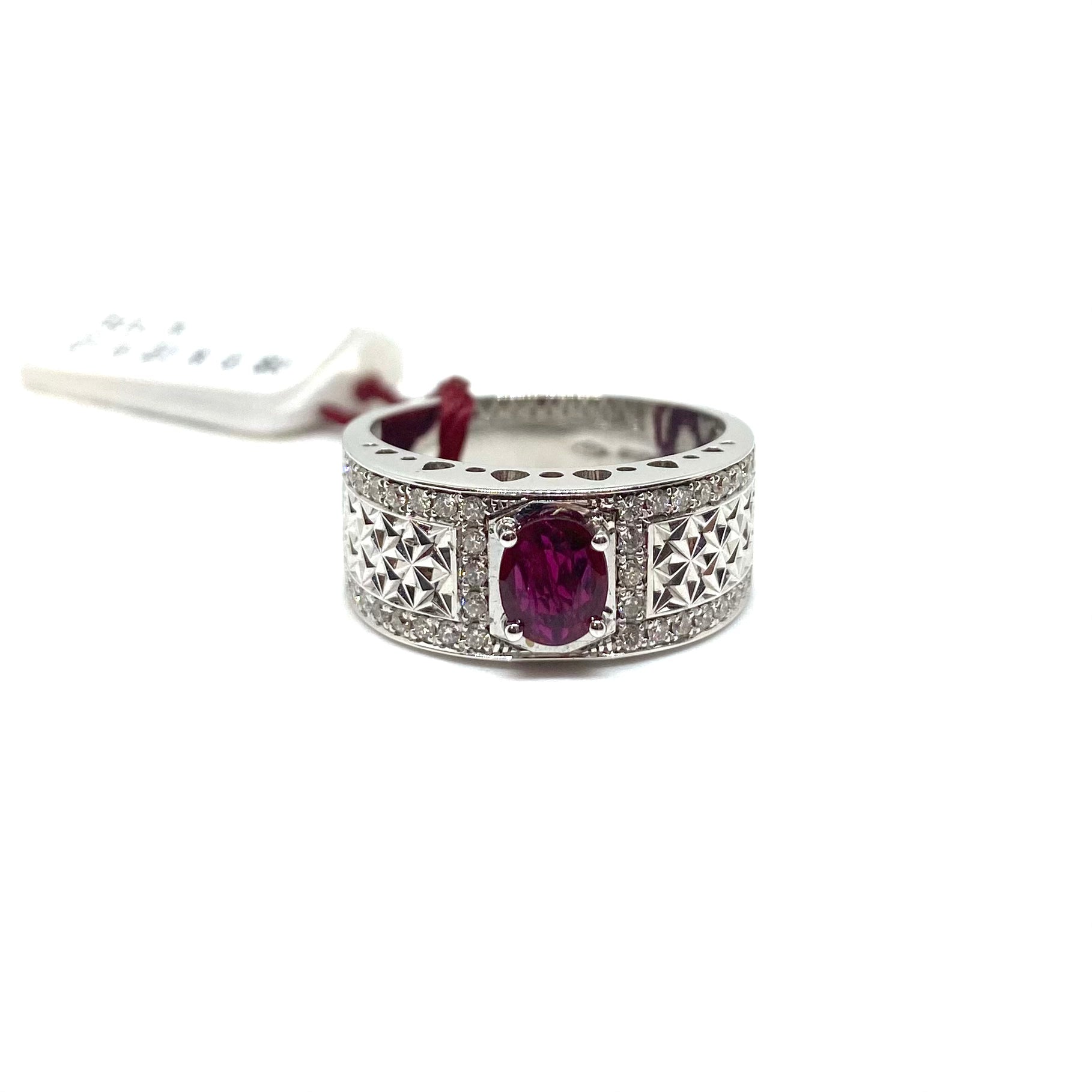 Anello Fascia Oro e Diamanti