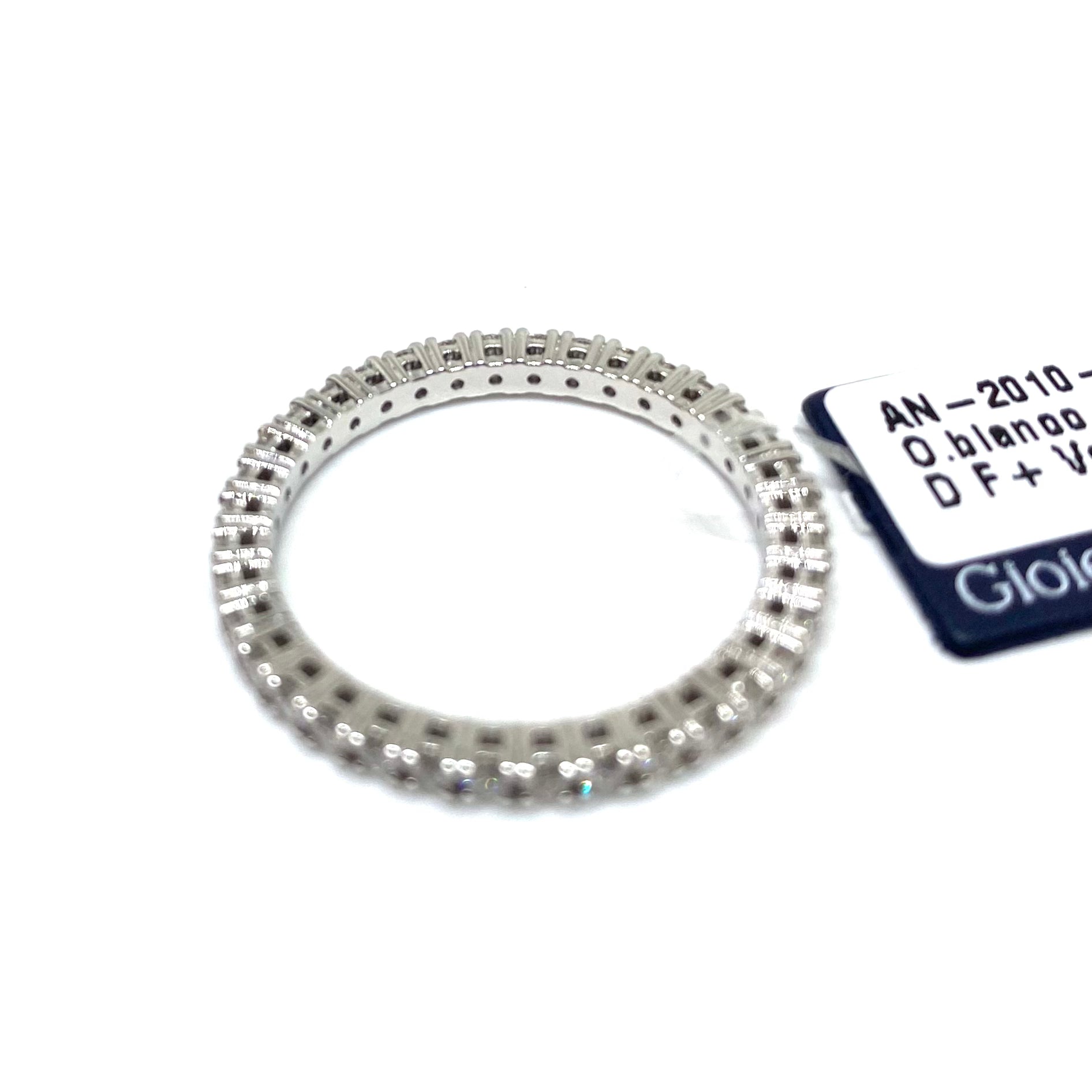 Veretta Oro Bianco e Diamanti