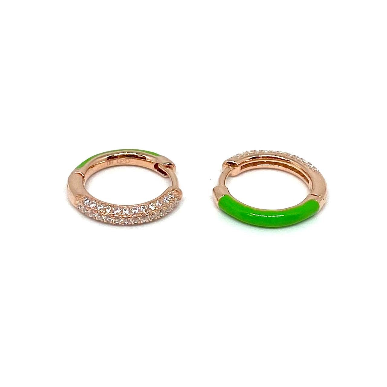 Orecchini Cerchietto  - Smaltato