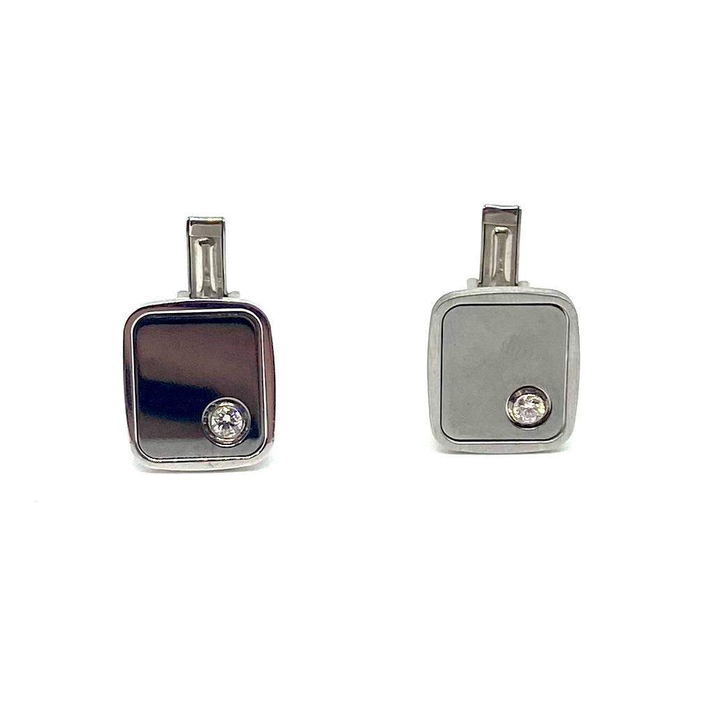Gemelli- square con zircone