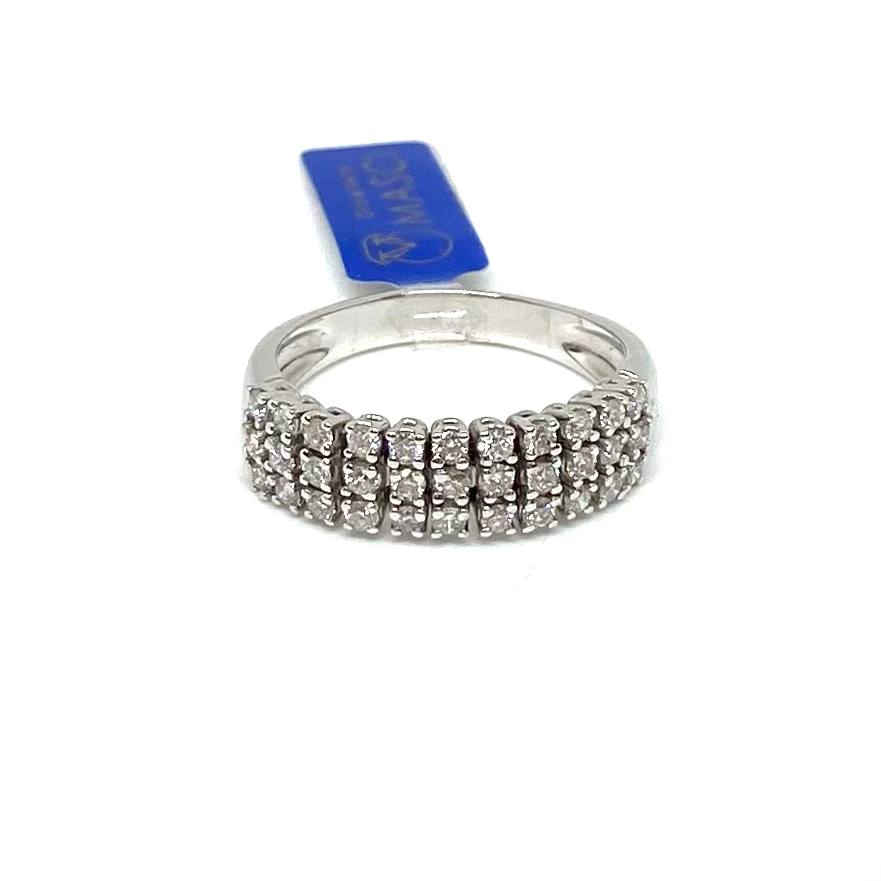 Anello fascia di diamanti