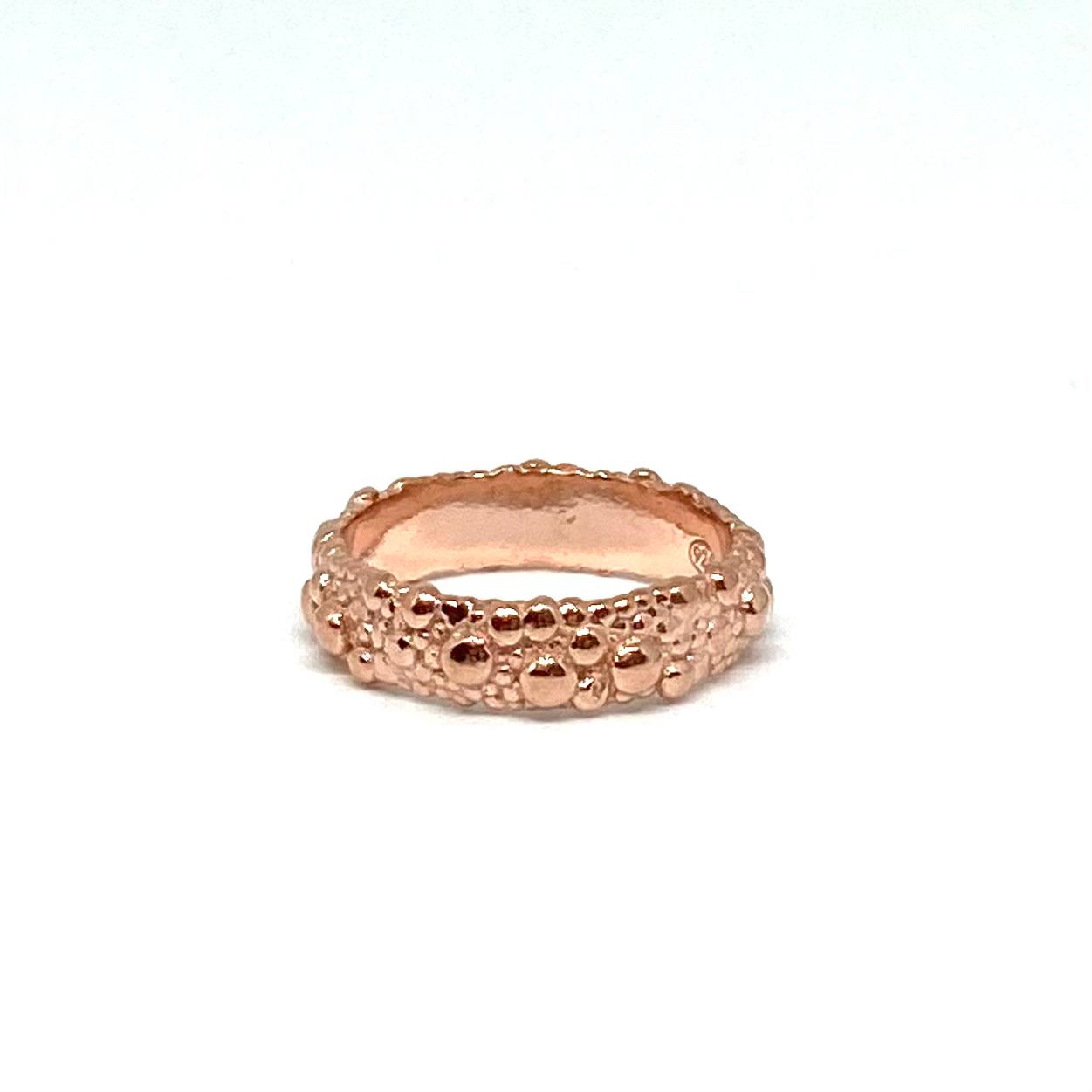 Anello bubble - rosegold
