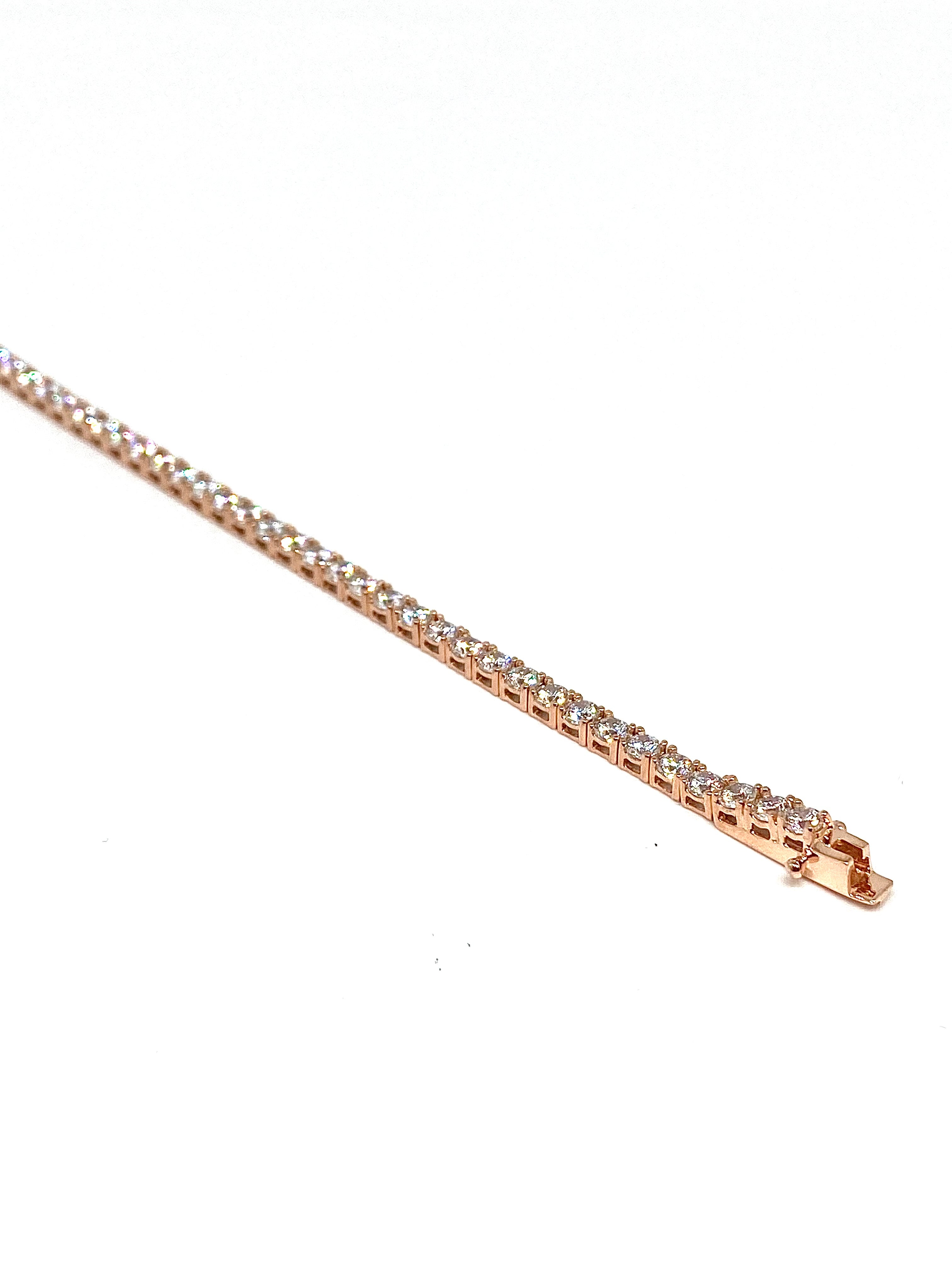 Bracciale Tennis Rosegold - 3MM