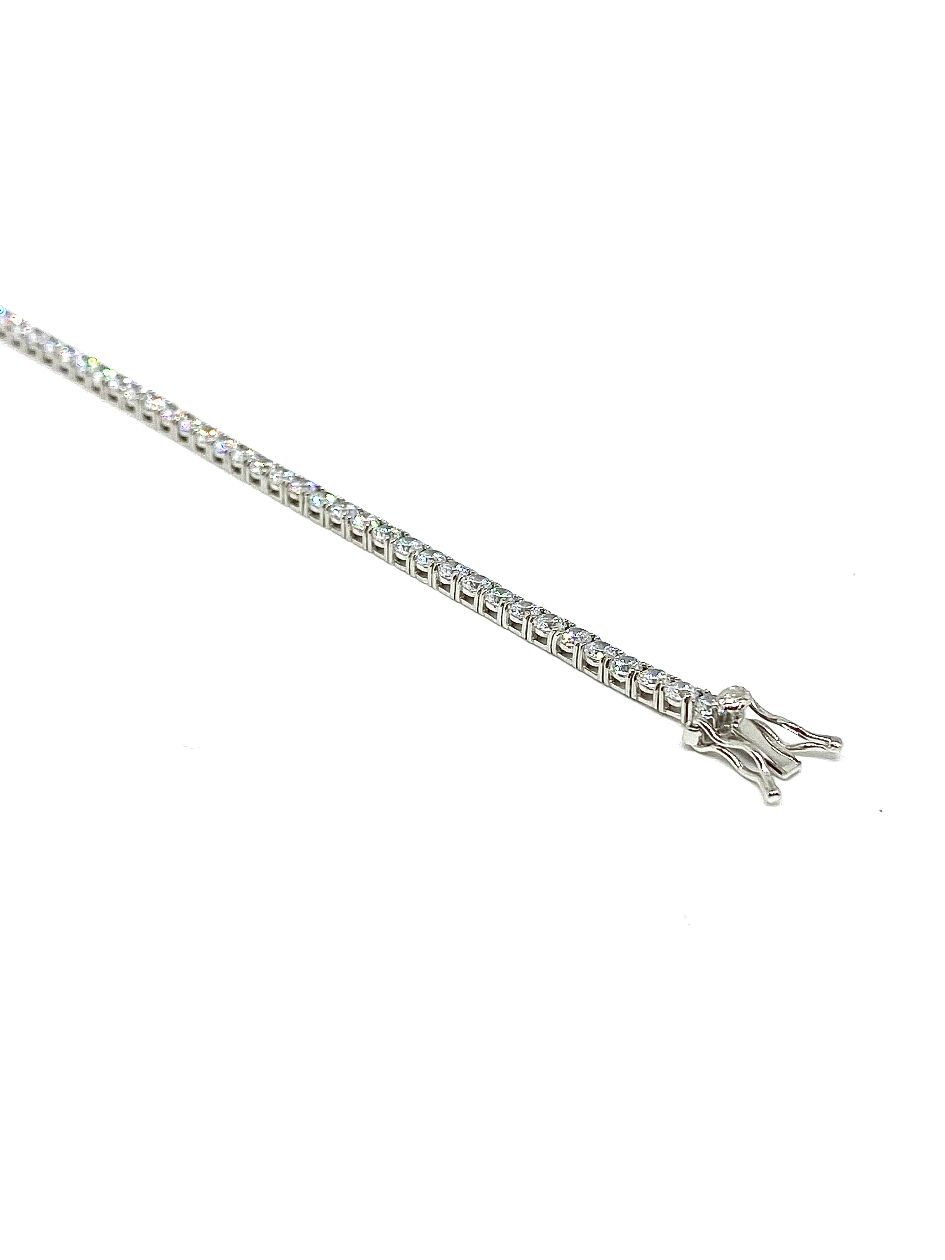 Bracciale Tennis |  𝗔𝗿𝗴𝗲𝗻𝘁𝗼 925 Made in Italy 𝟯𝗠𝗠