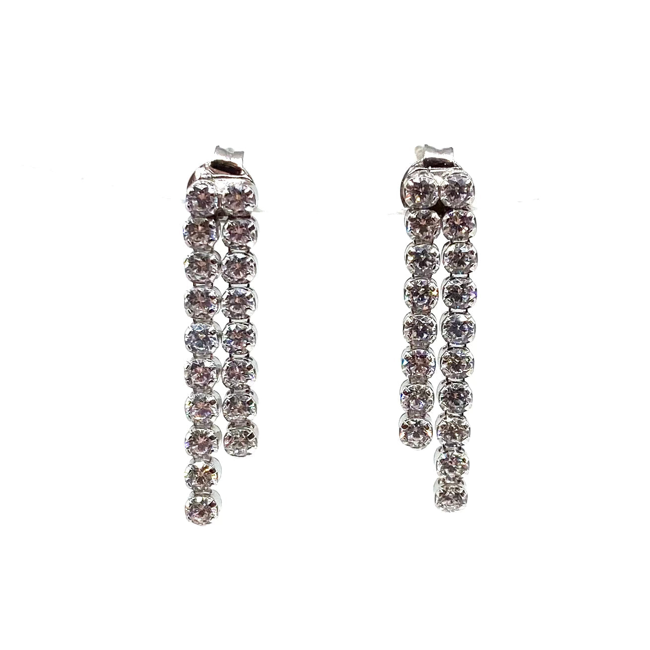 Orecchini Pendenti Tennis- Slim