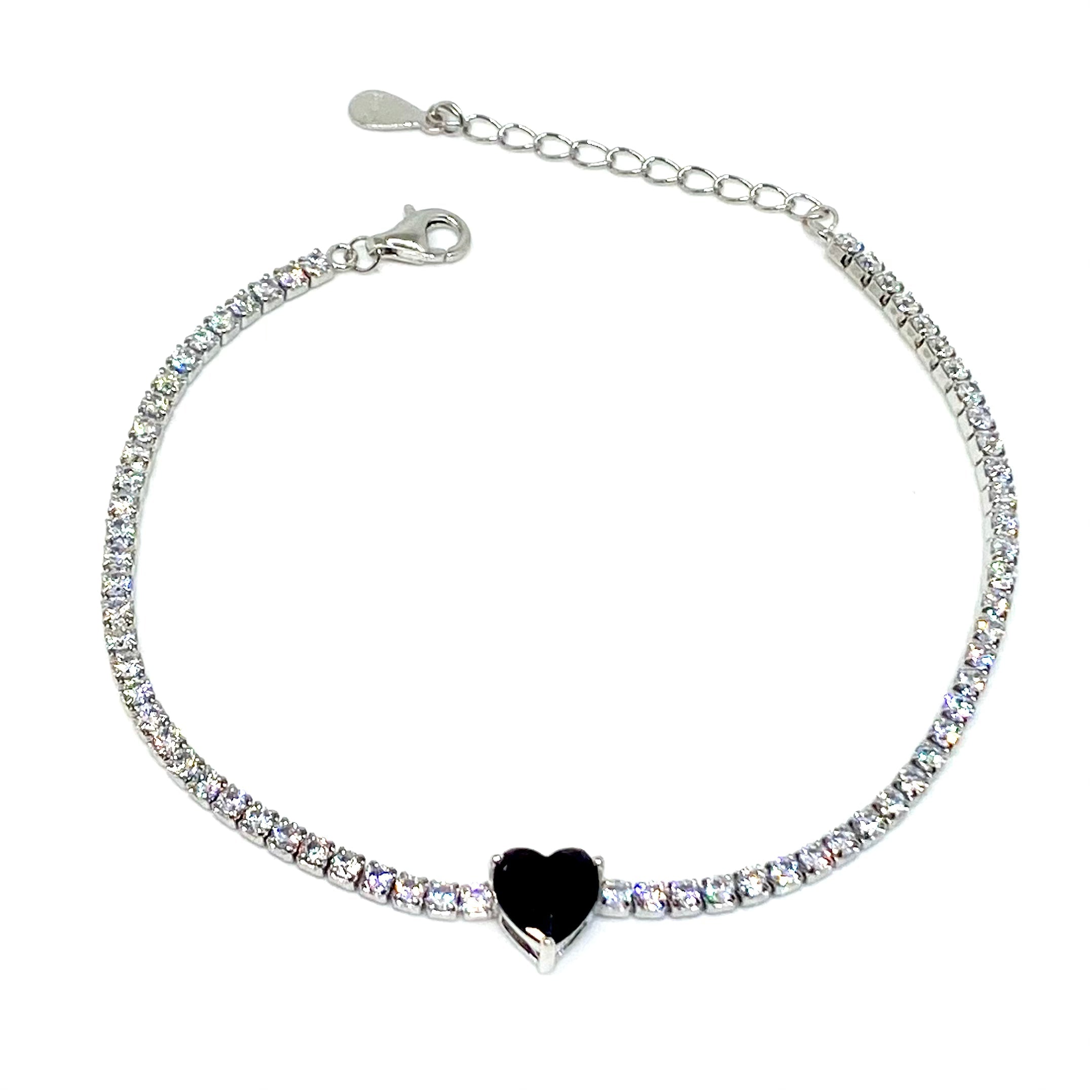 Bracciale Tennis con Cuore