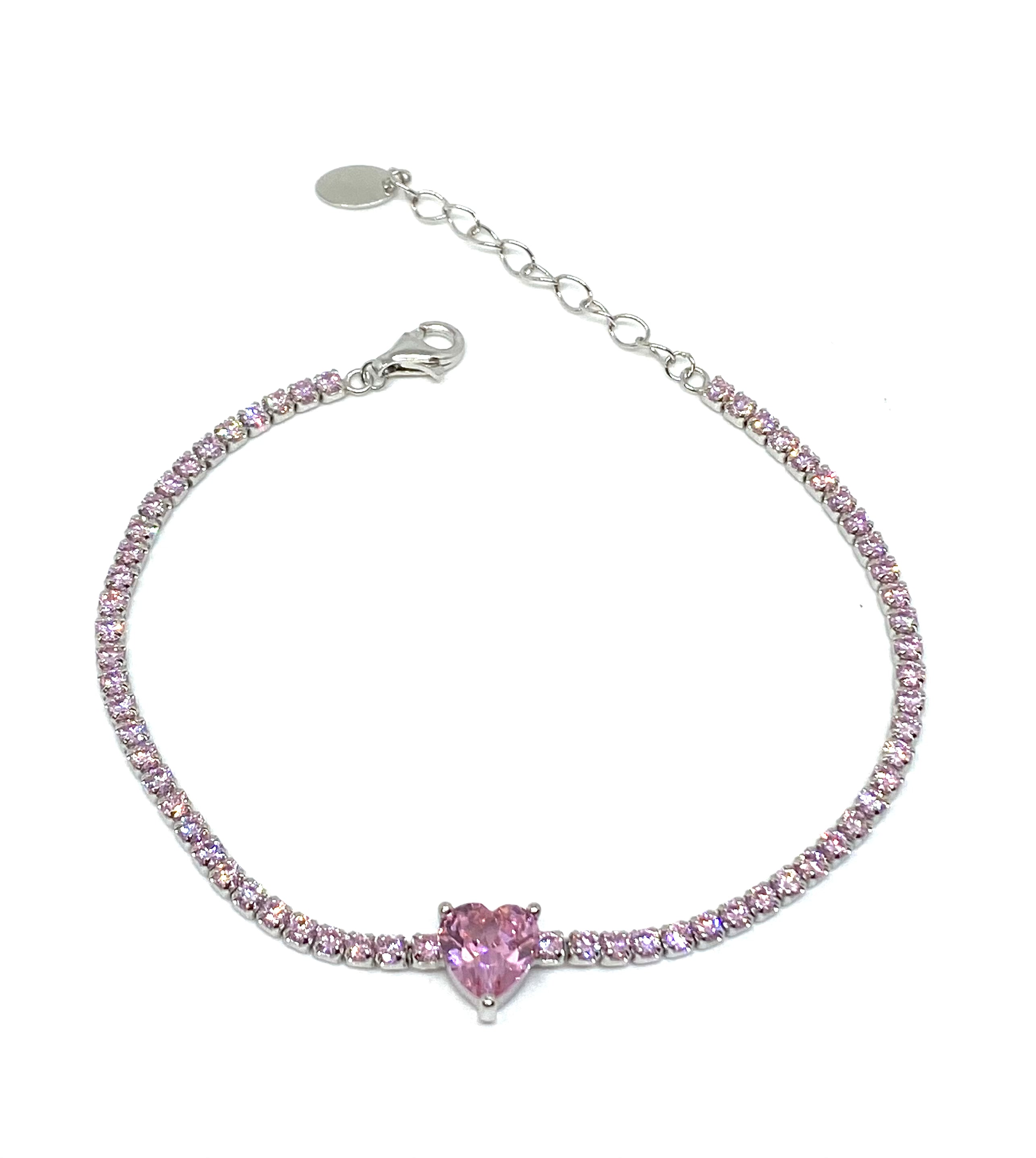 Bracciale Tennis con Cuore