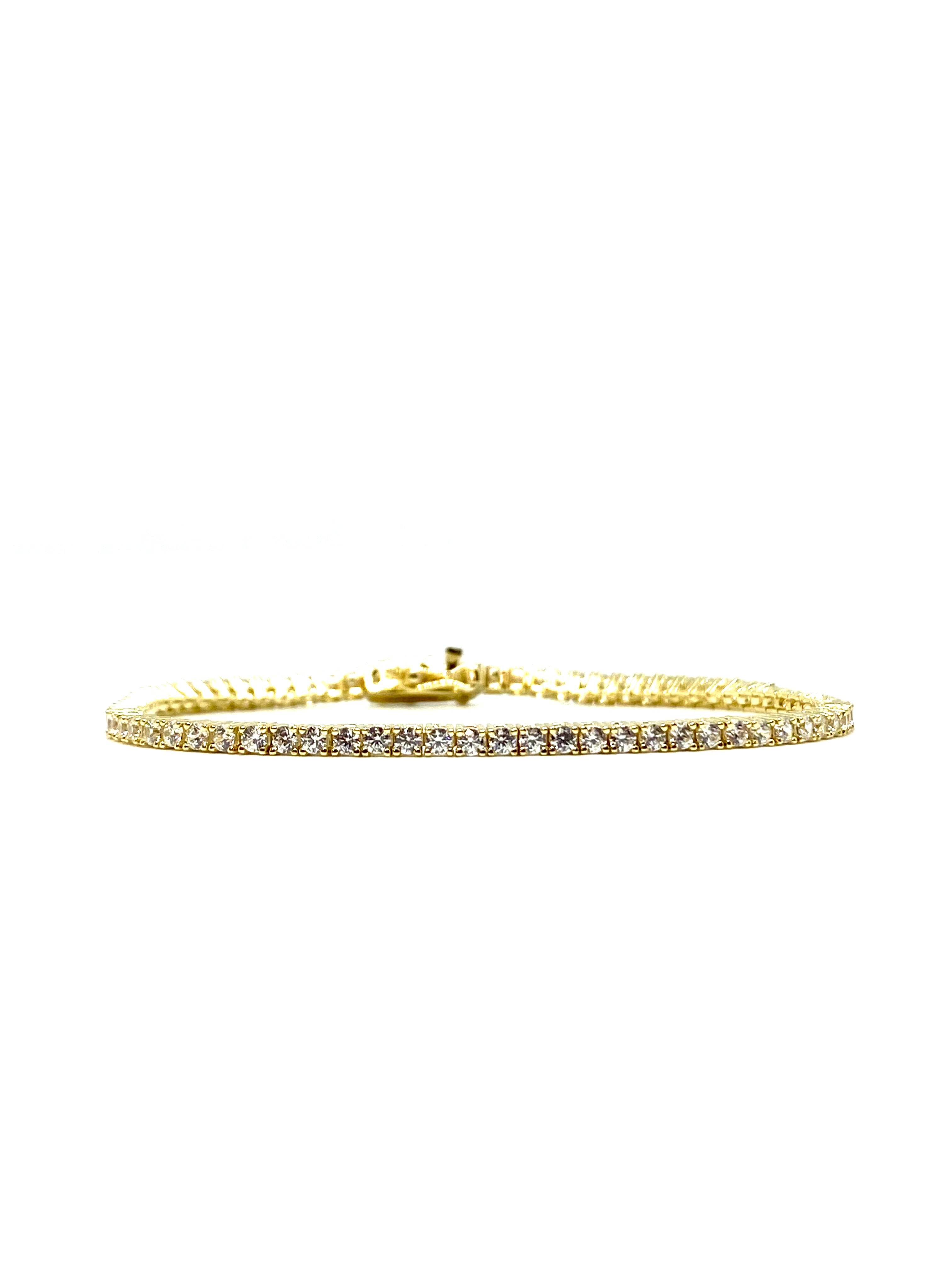 Bracciale Tennis Gold - 2MM