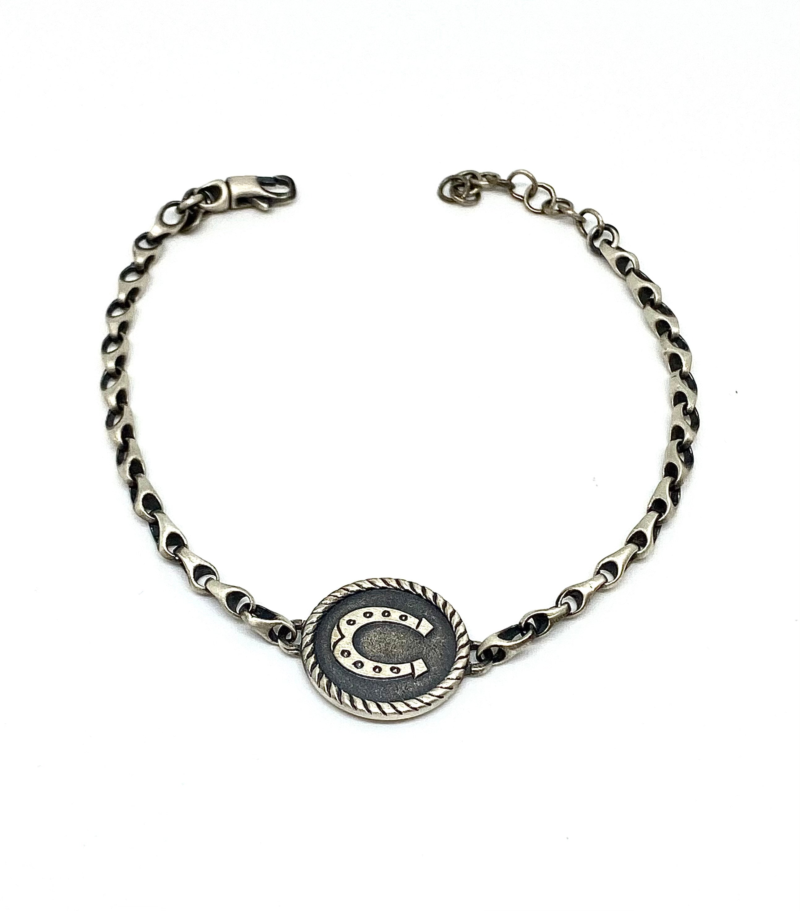 Bracciale Argento Brunito - Ferro di Cavallo