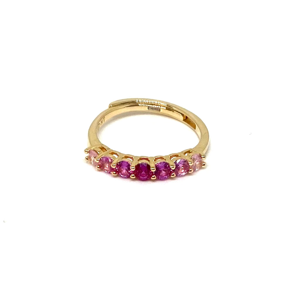 Anello con zirconi