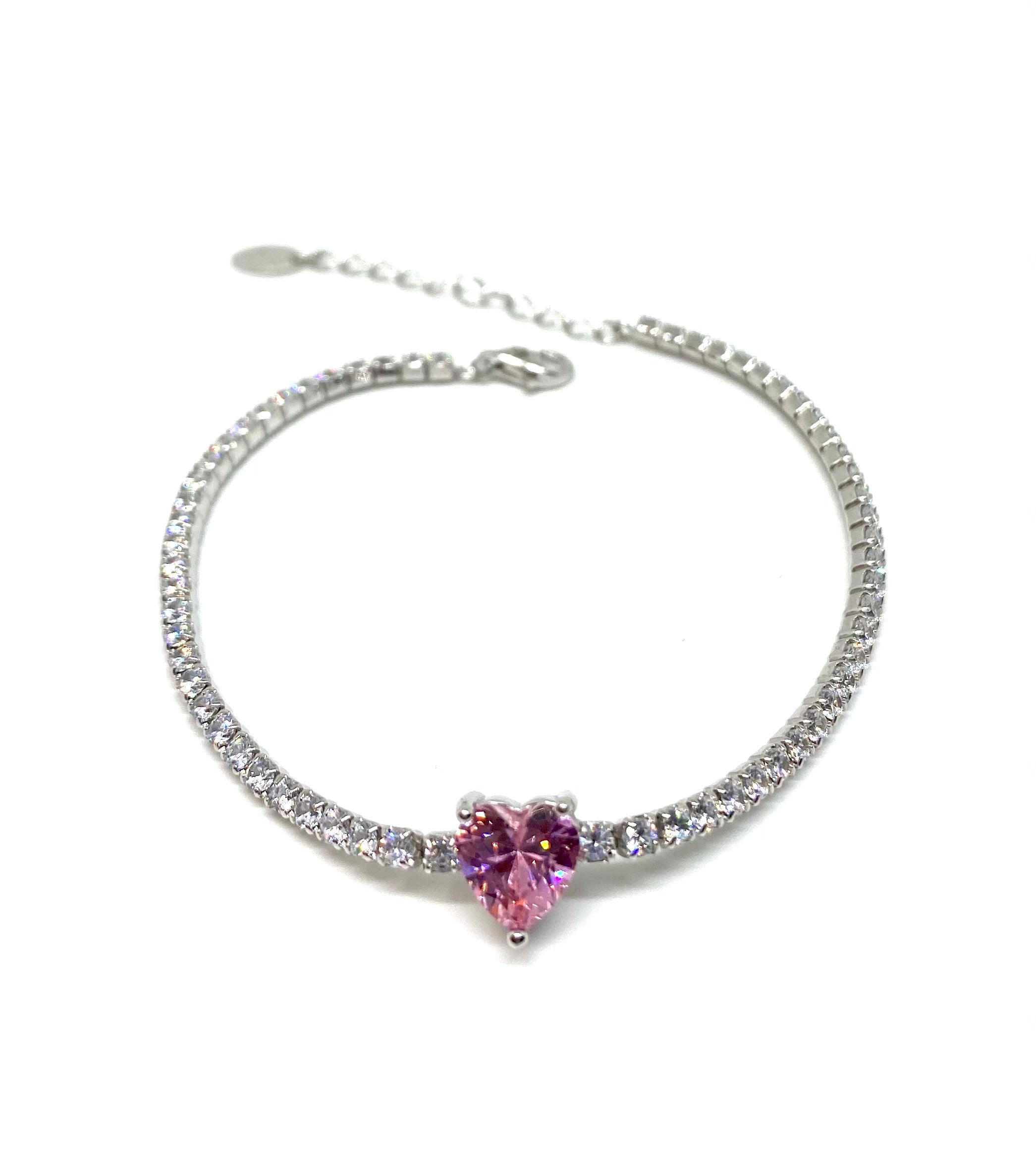 Bracciale Tennis con Cuore
