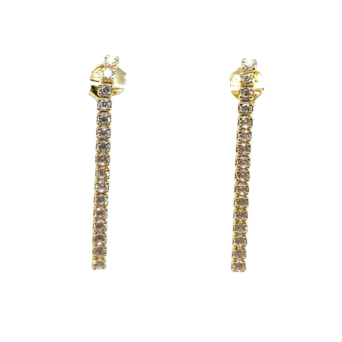 Orecchini Pendenti Tennis- Slim