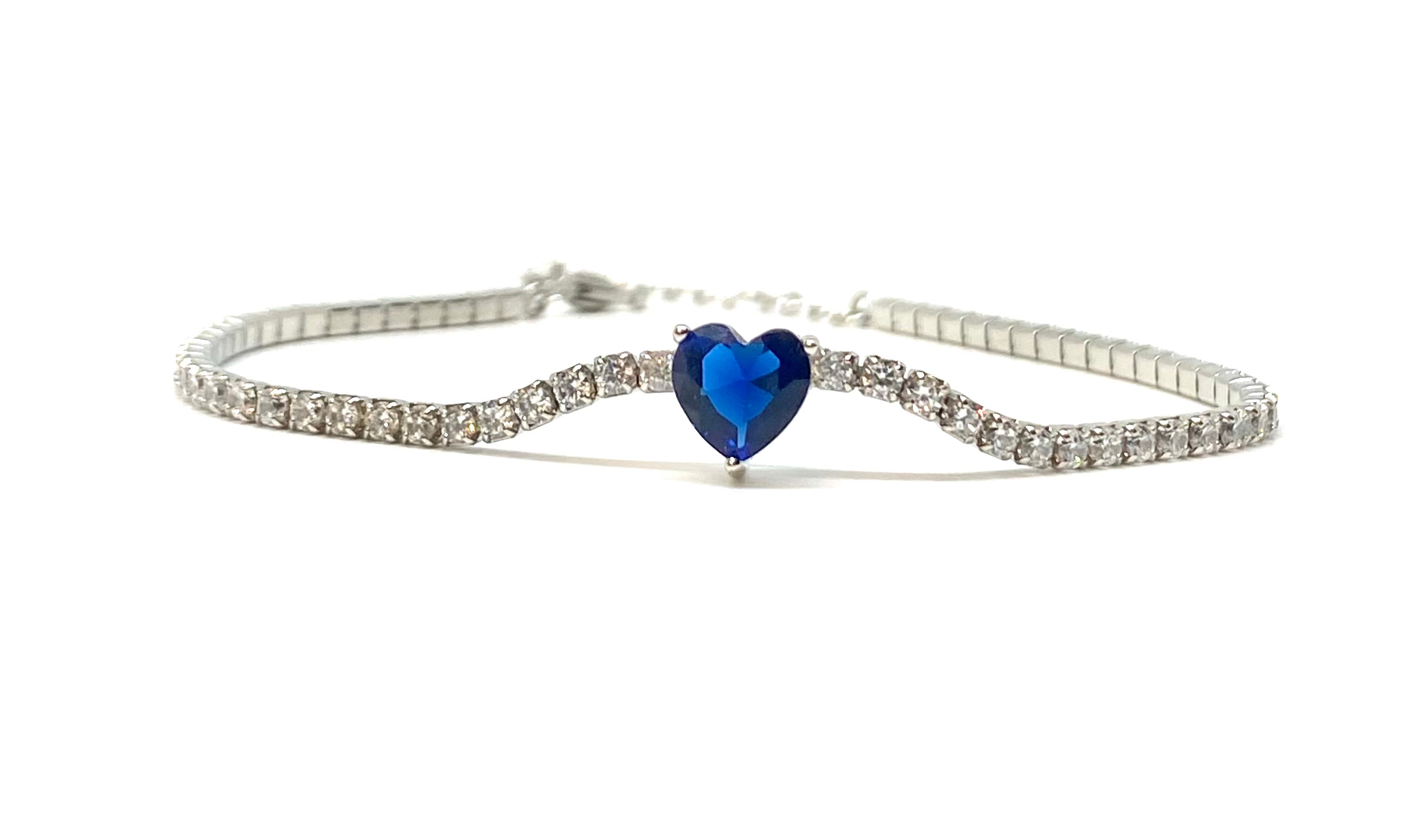 Bracciale Tennis con Cuore