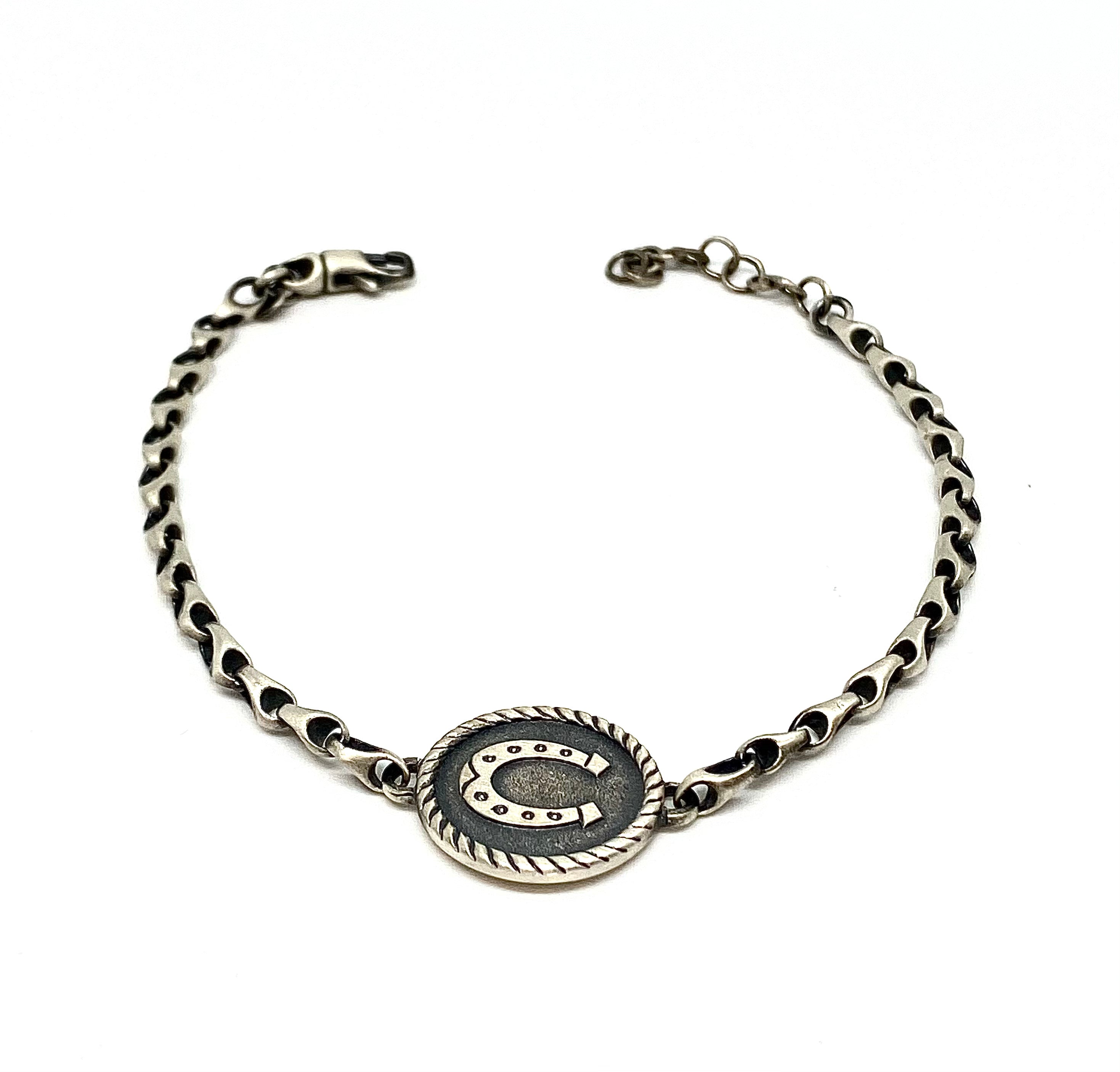 Bracciale Argento Brunito - Ferro di Cavallo