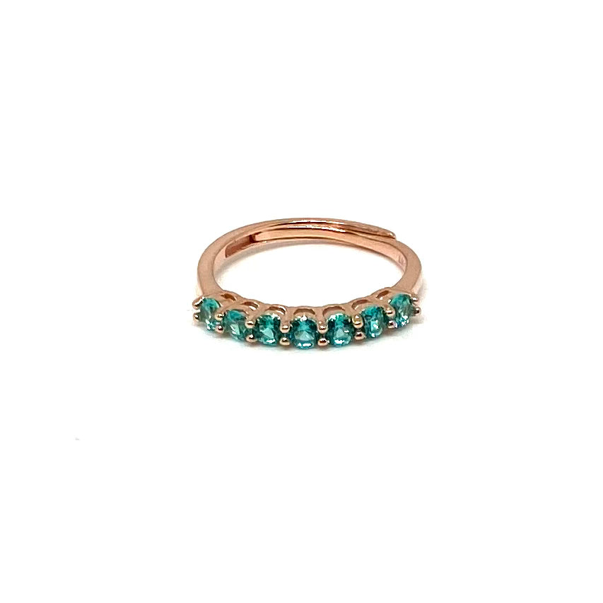 Anello con zirconi